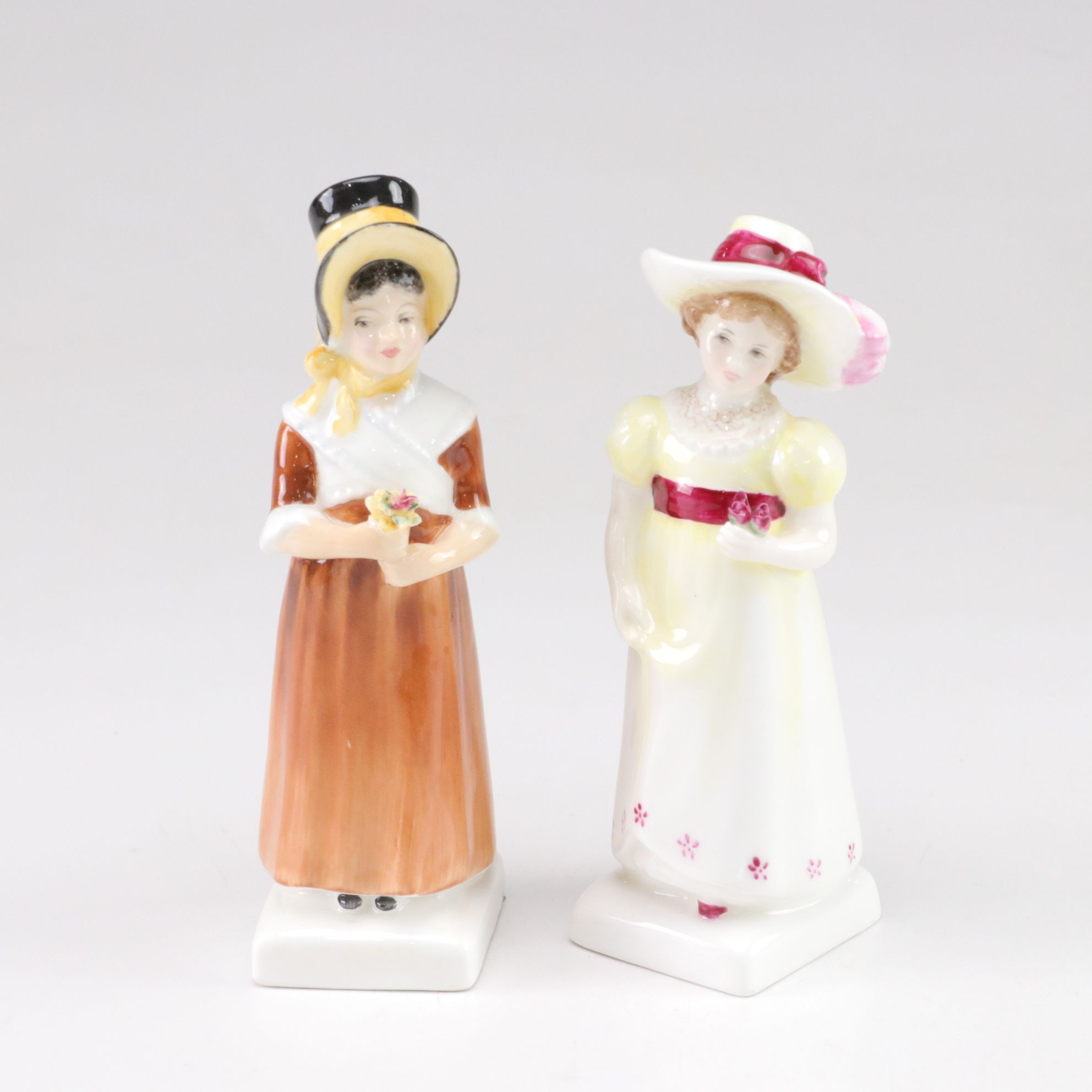 Royal Doulton Bone China "Emma", "Ruth" and "Amy" in Kate Greenaway Collection