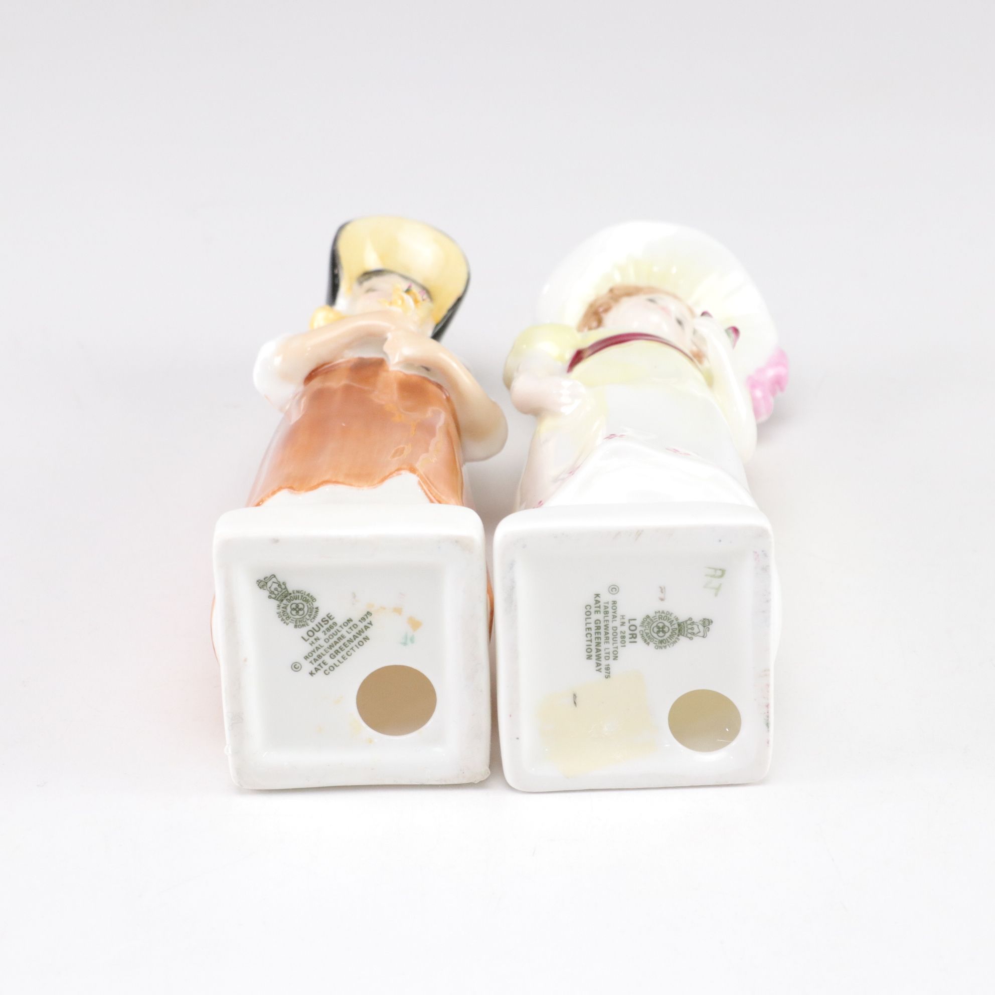 Royal Doulton Bone China "Emma", "Ruth" and "Amy" in Kate Greenaway Collection