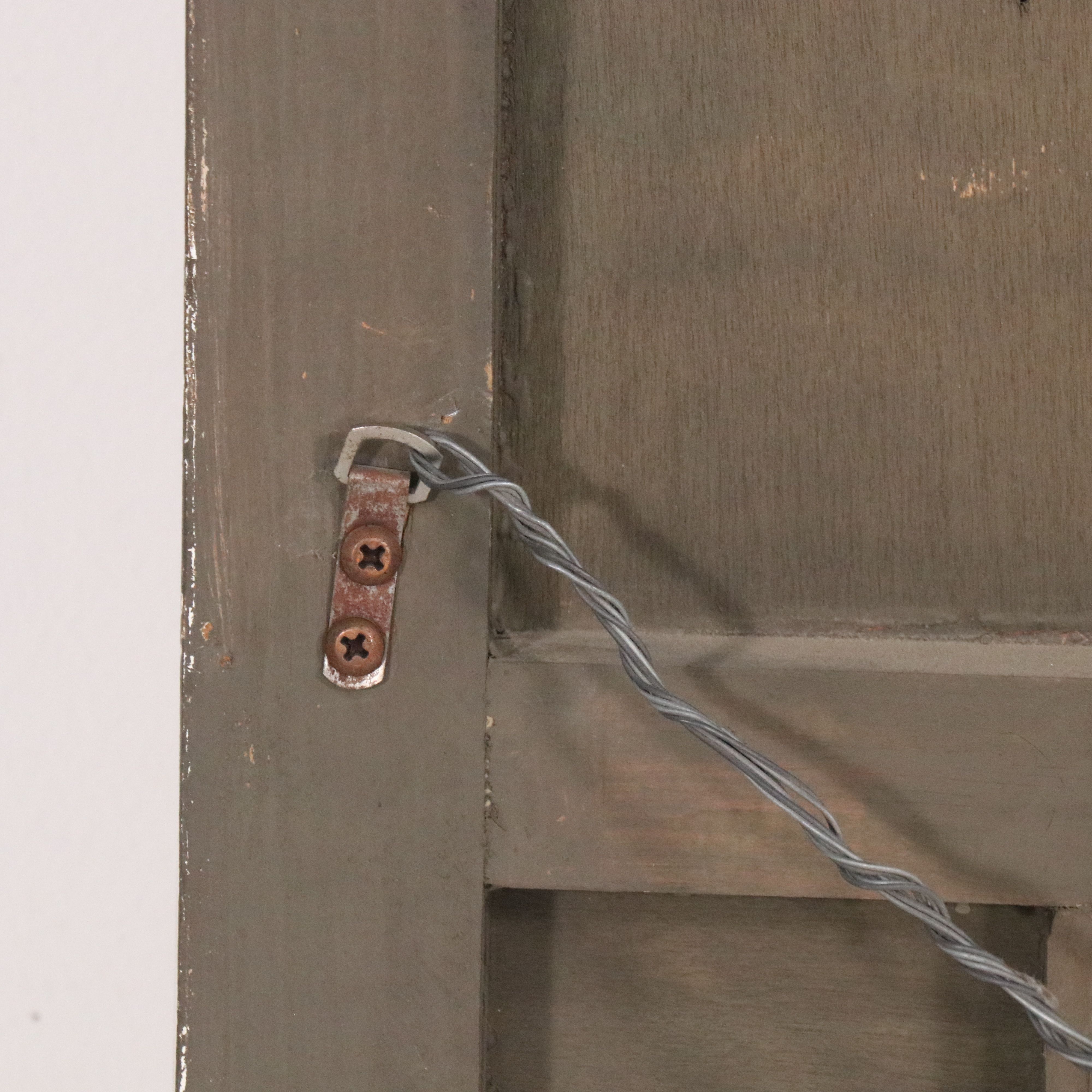 Italian Parcel Gilt and Painted Wood Trumeau Mirror, Mid to Late 20th Century