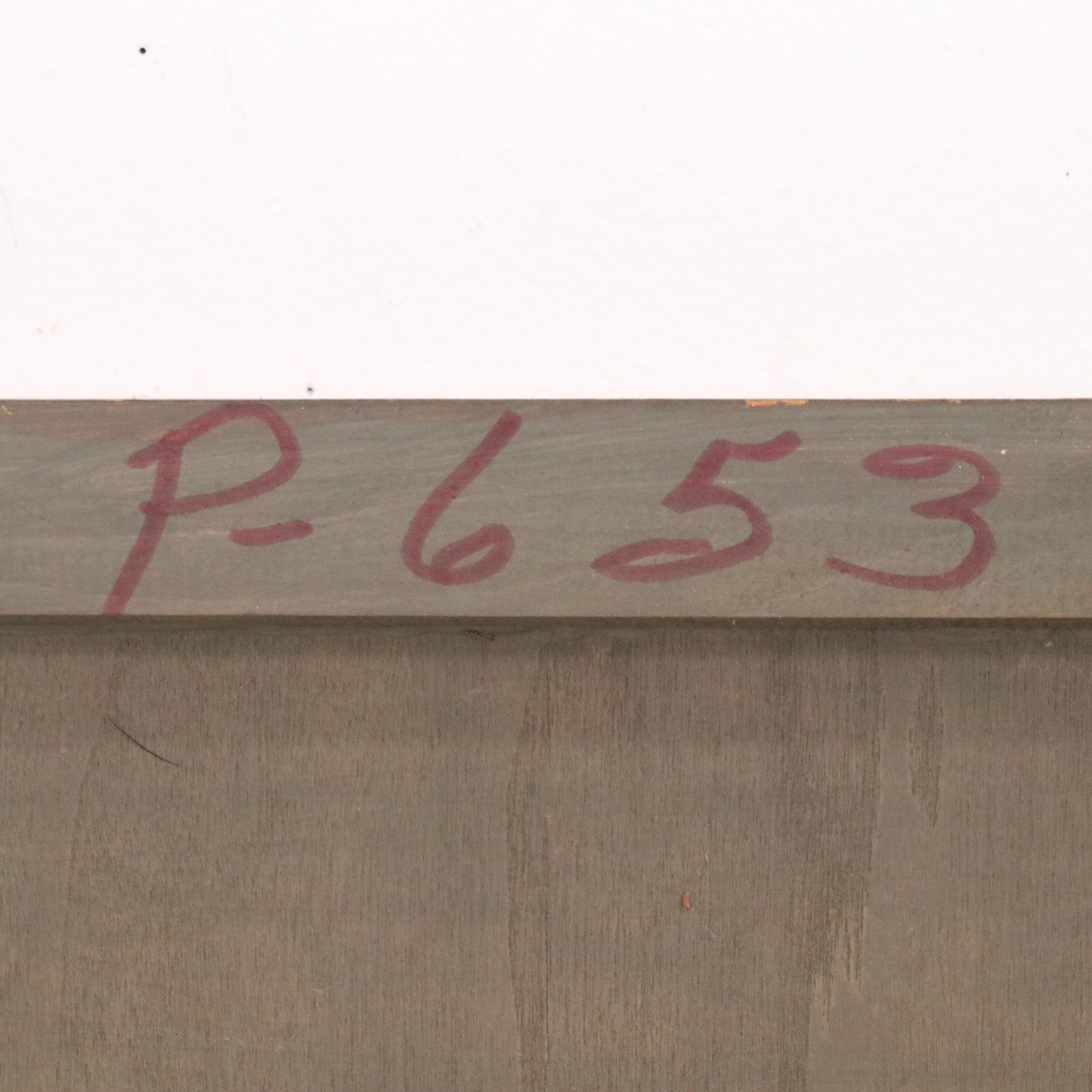 Italian Parcel Gilt and Painted Wood Trumeau Mirror, Mid to Late 20th Century