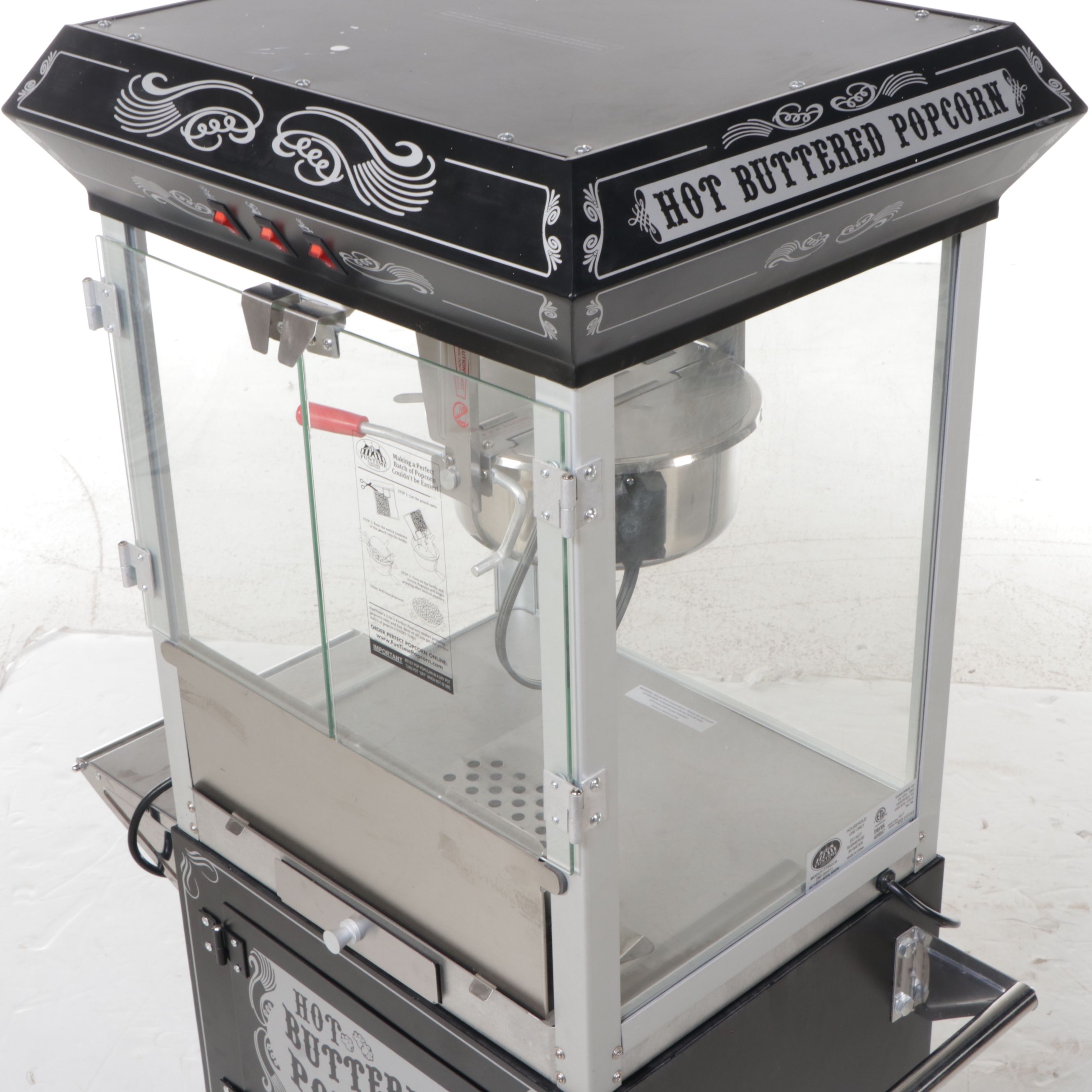 Funtime Popcorn Co. Metal Popcorn Maker