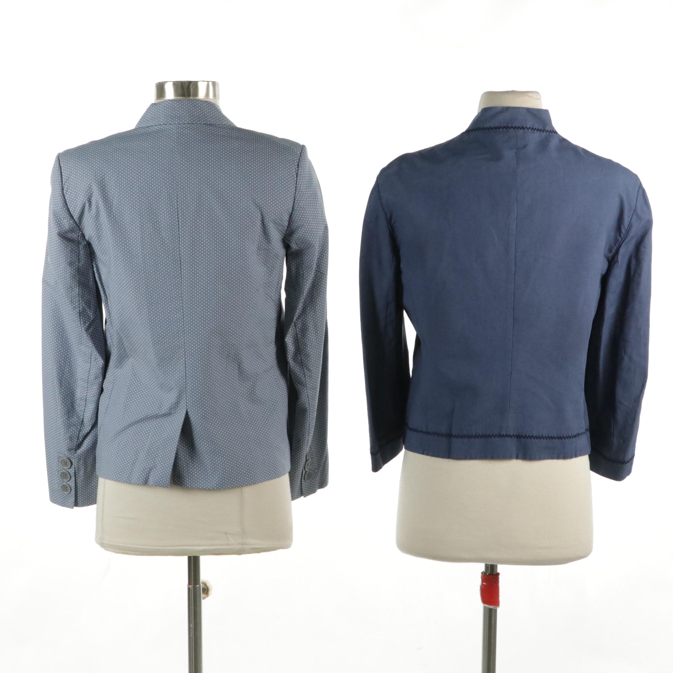 Giorgio Armani Button-Front Jacket and Marc Jacobs Polka Dot Blazer