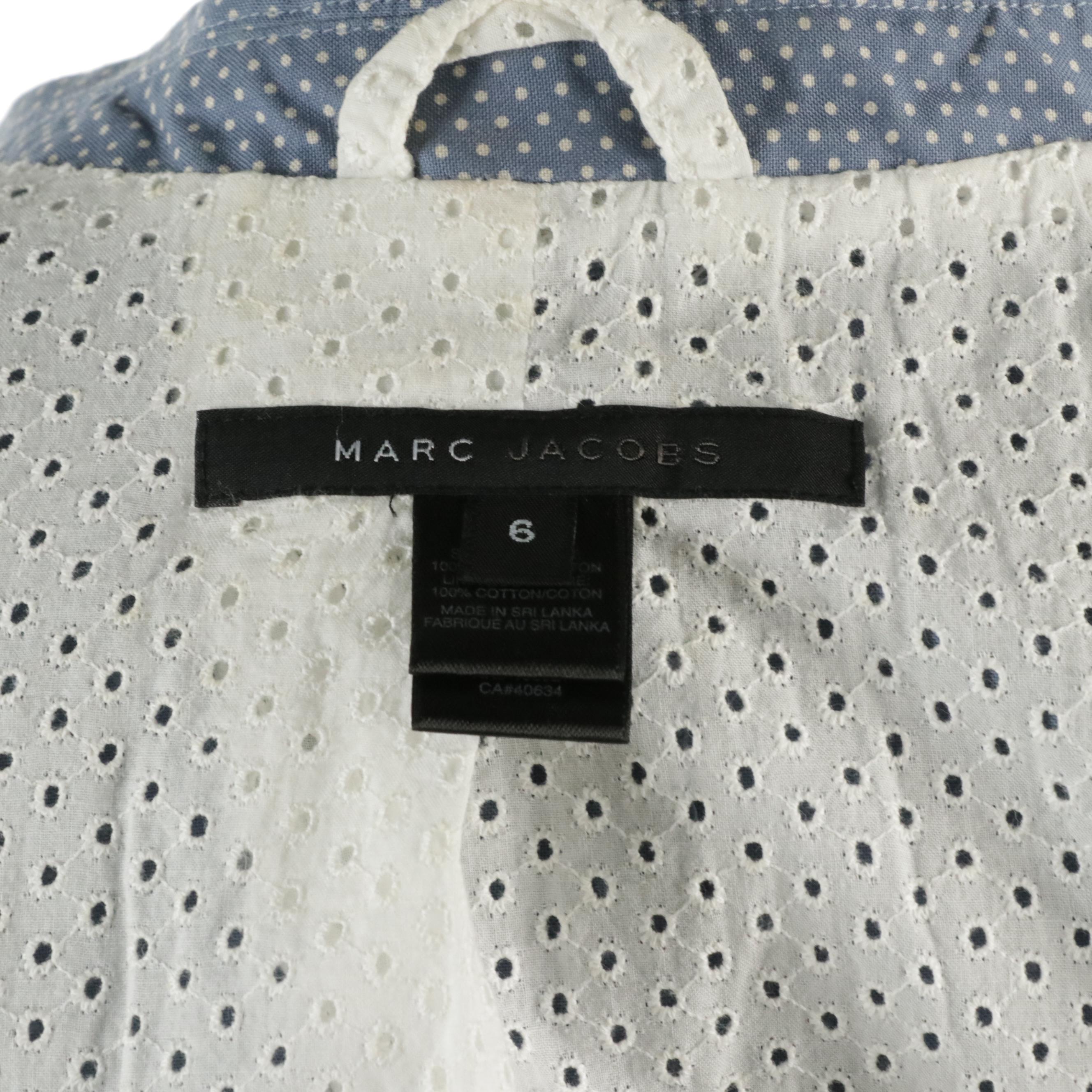 Giorgio Armani Button-Front Jacket and Marc Jacobs Polka Dot Blazer