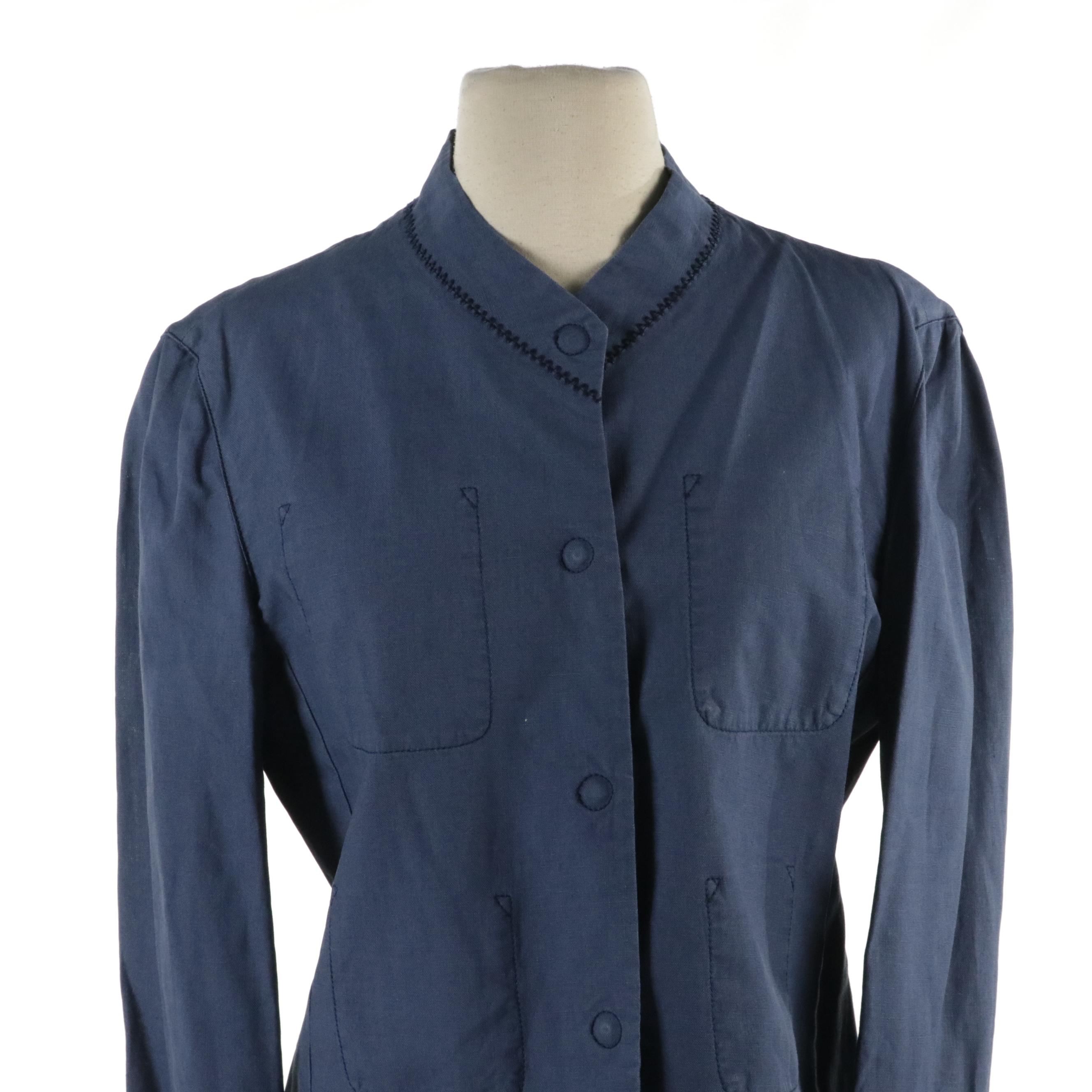 Giorgio Armani Button-Front Jacket and Marc Jacobs Polka Dot Blazer