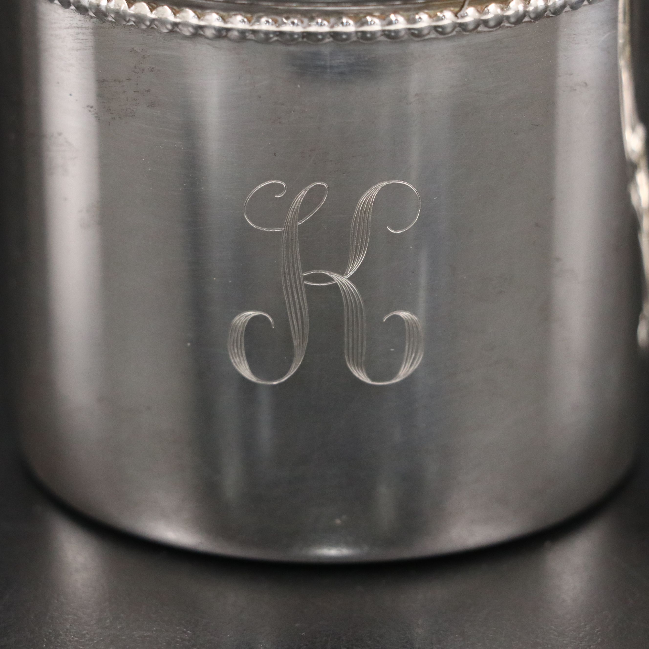 Empire Sterling Cup with Sterling Baby Spoon