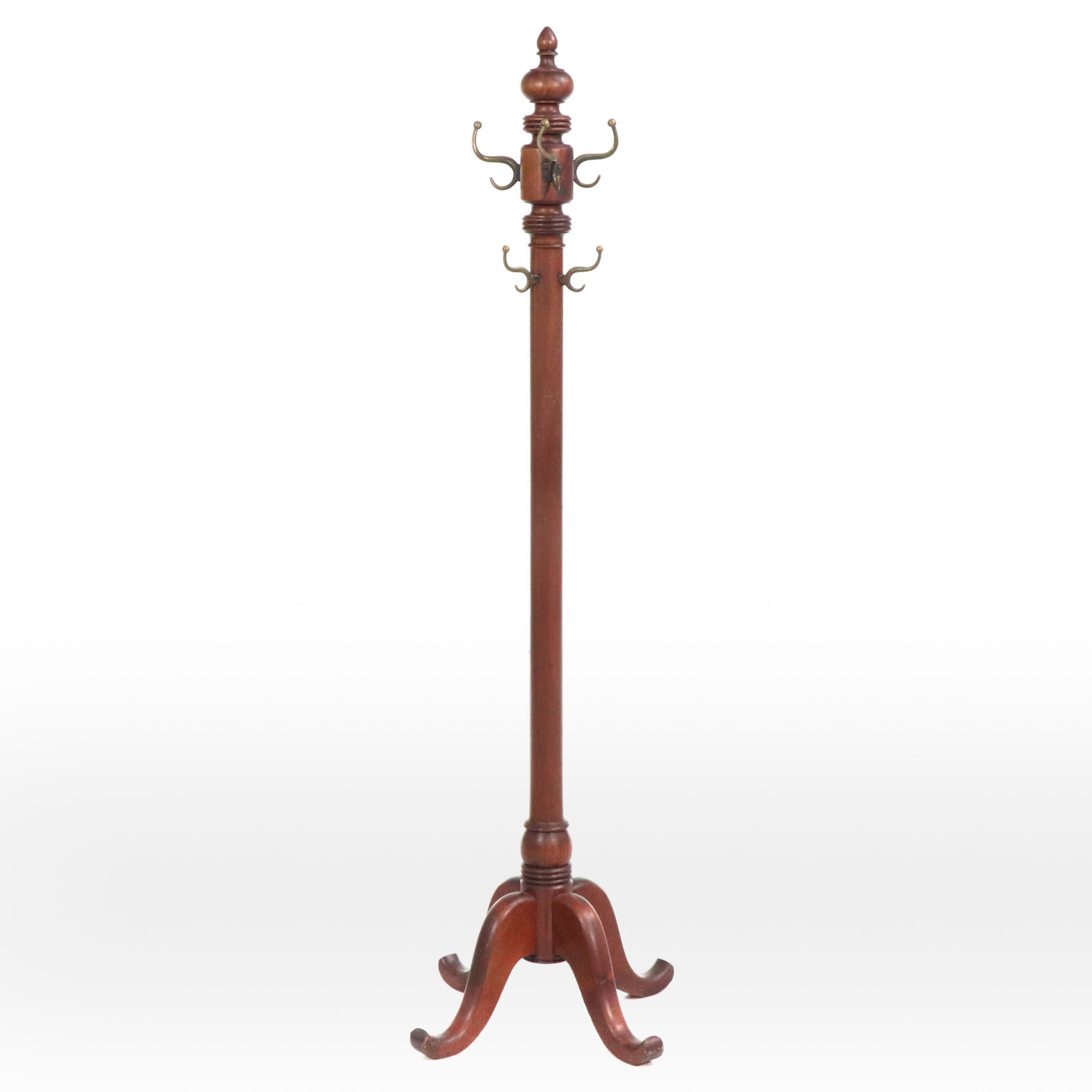 Victorian Style Wooden Coat Rack