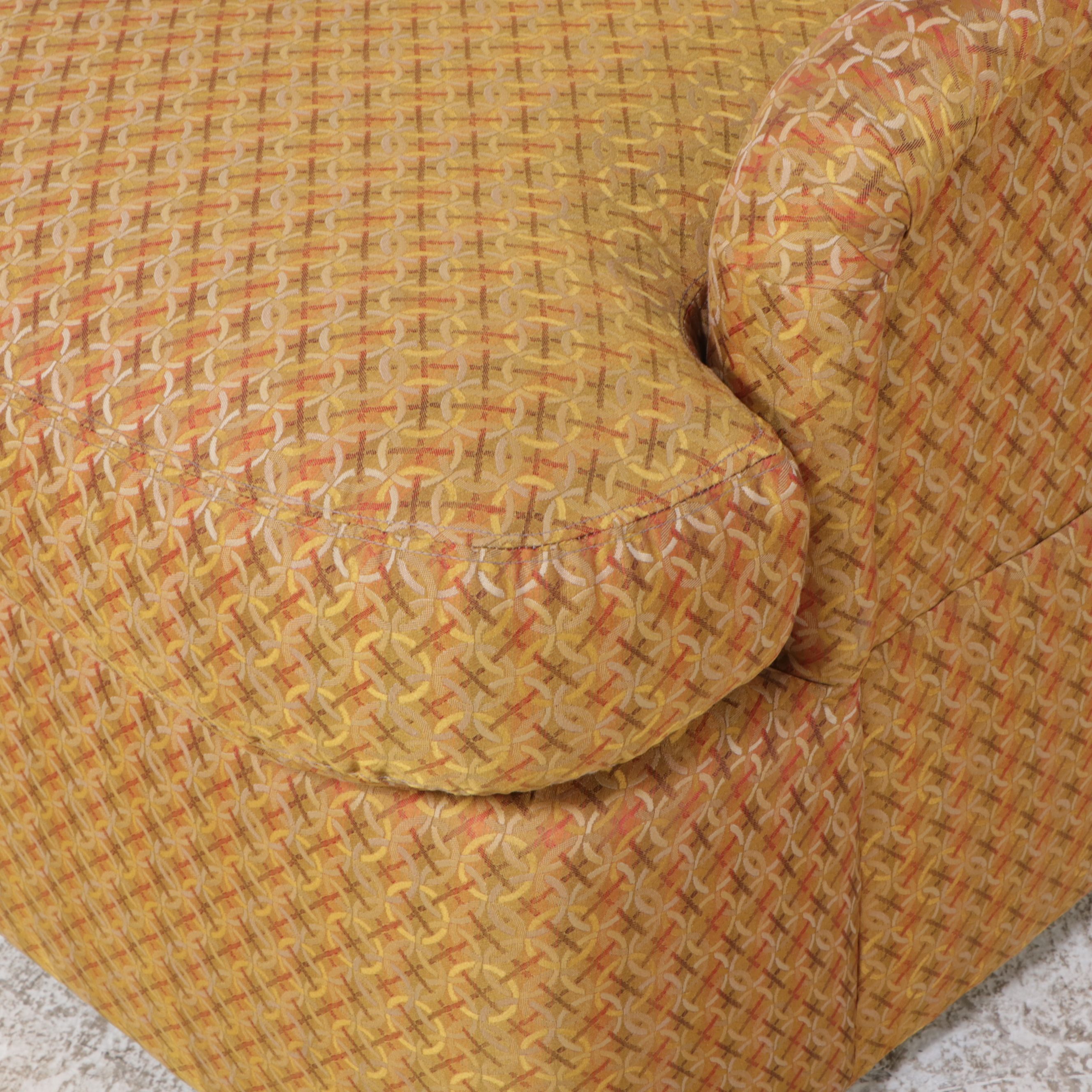 Upholstered Swivel Lounge Chair