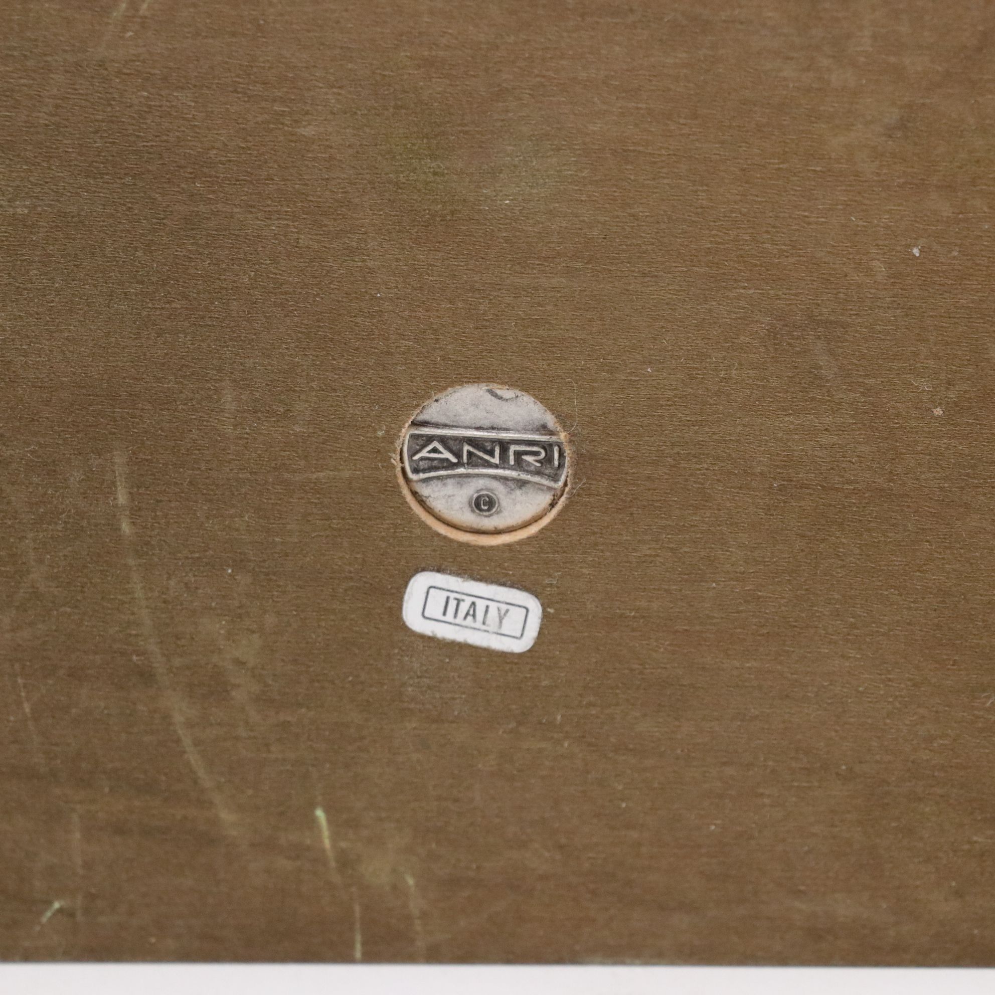 Eleven ANRI Painted Carved Wood Figurines of Children with Two Display Stands