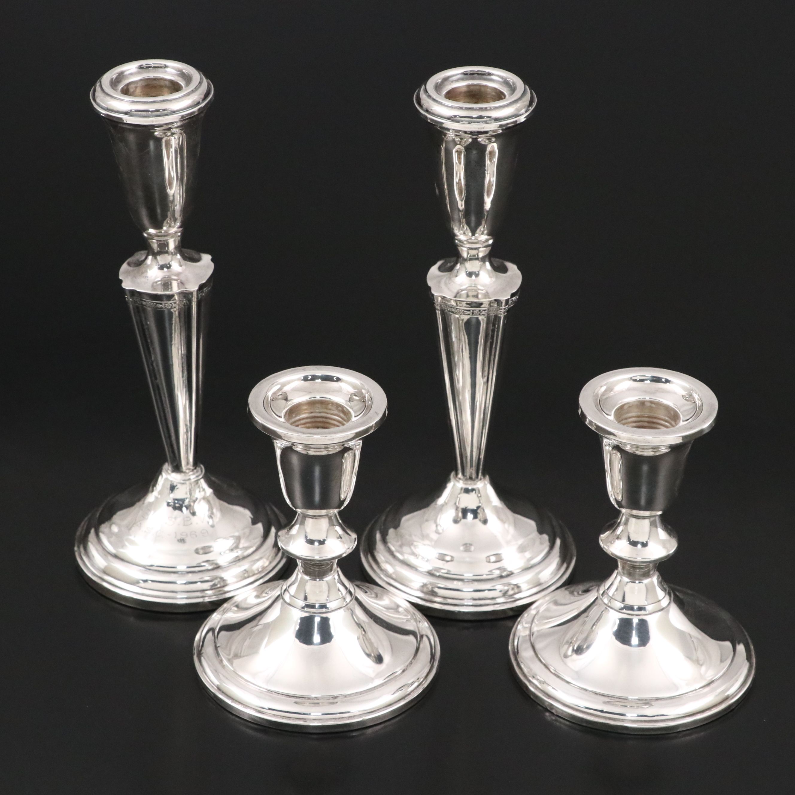 Towle and Other Sterling Silver Candle Holders