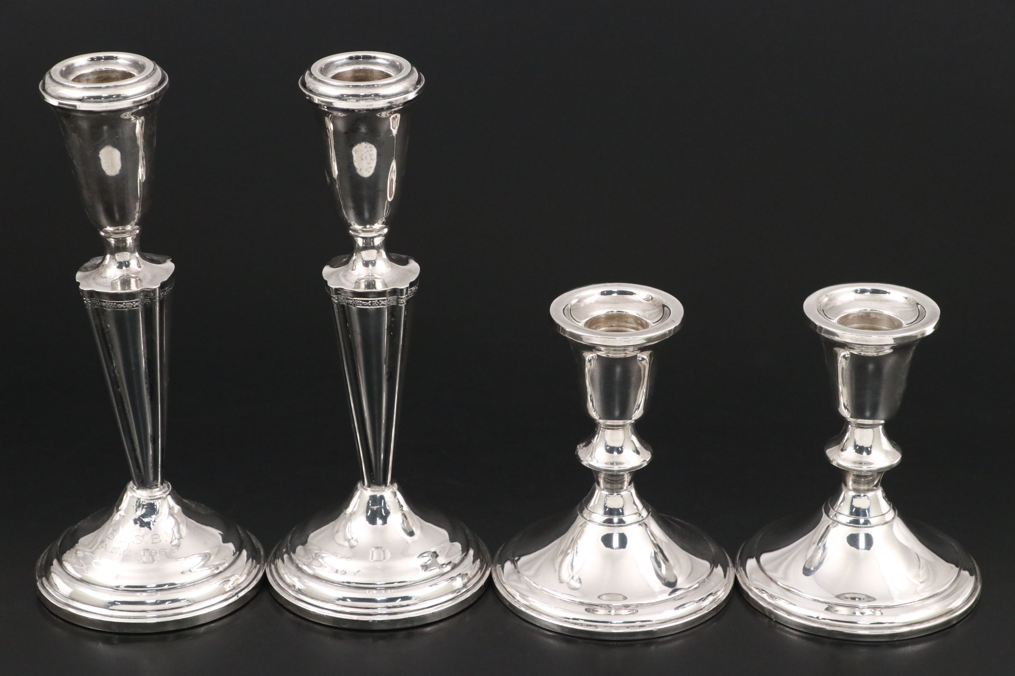 Towle and Other Sterling Silver Candle Holders