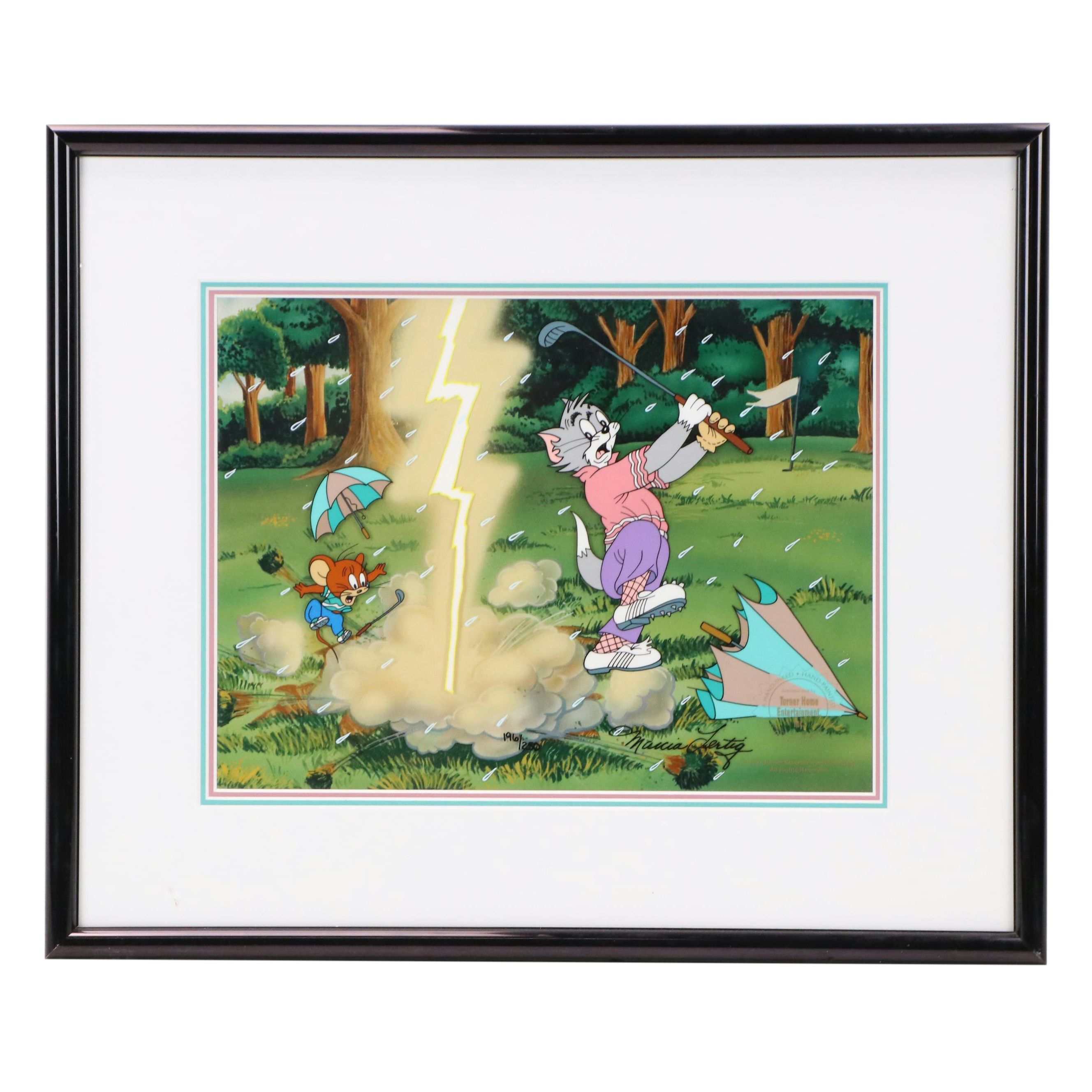 Marcia Fertig "Tom and Jerry" Animation Cel, 1991