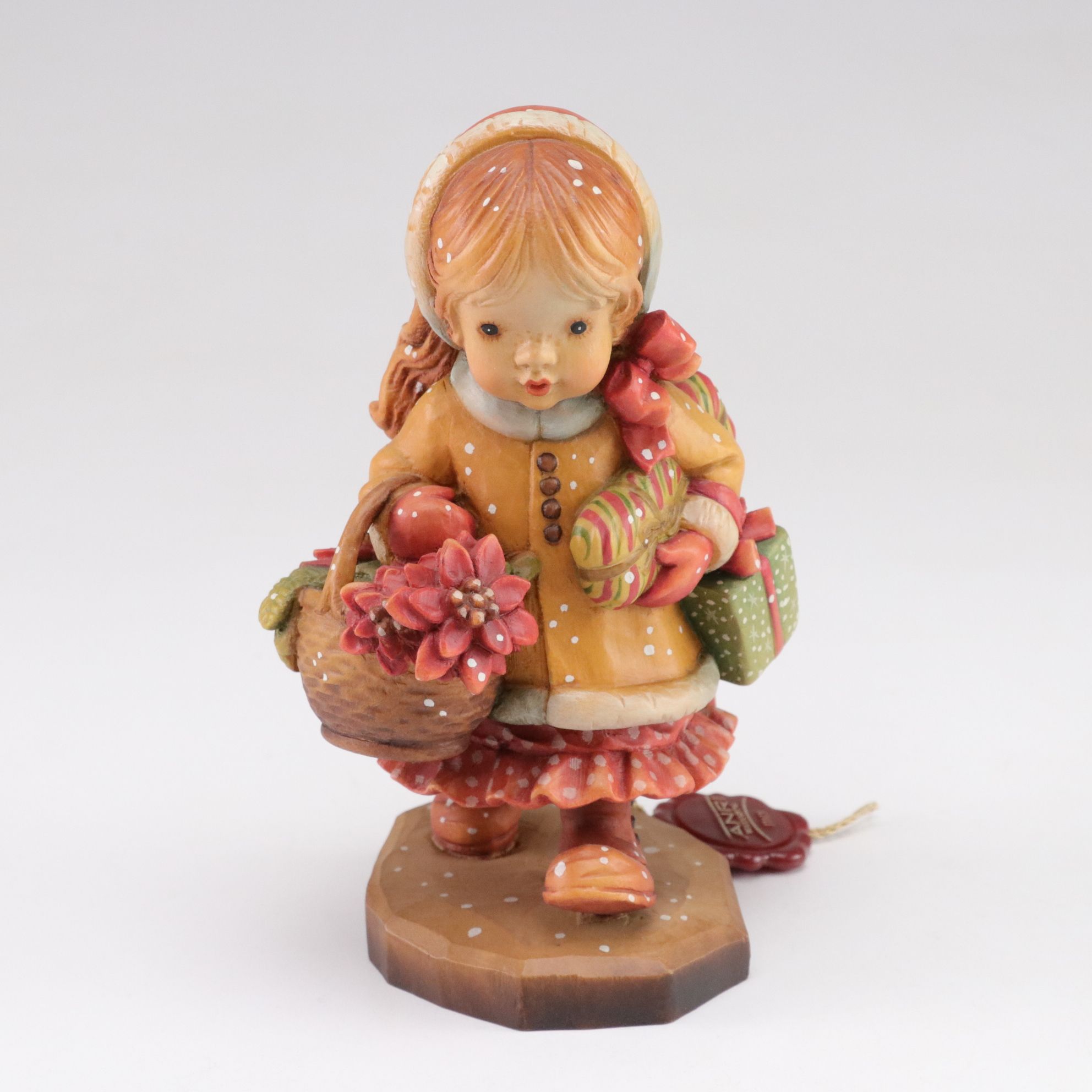 Sarah Kay for ANRI Woodcarved "Yule Tide", "Helping Mother" and More Figurines