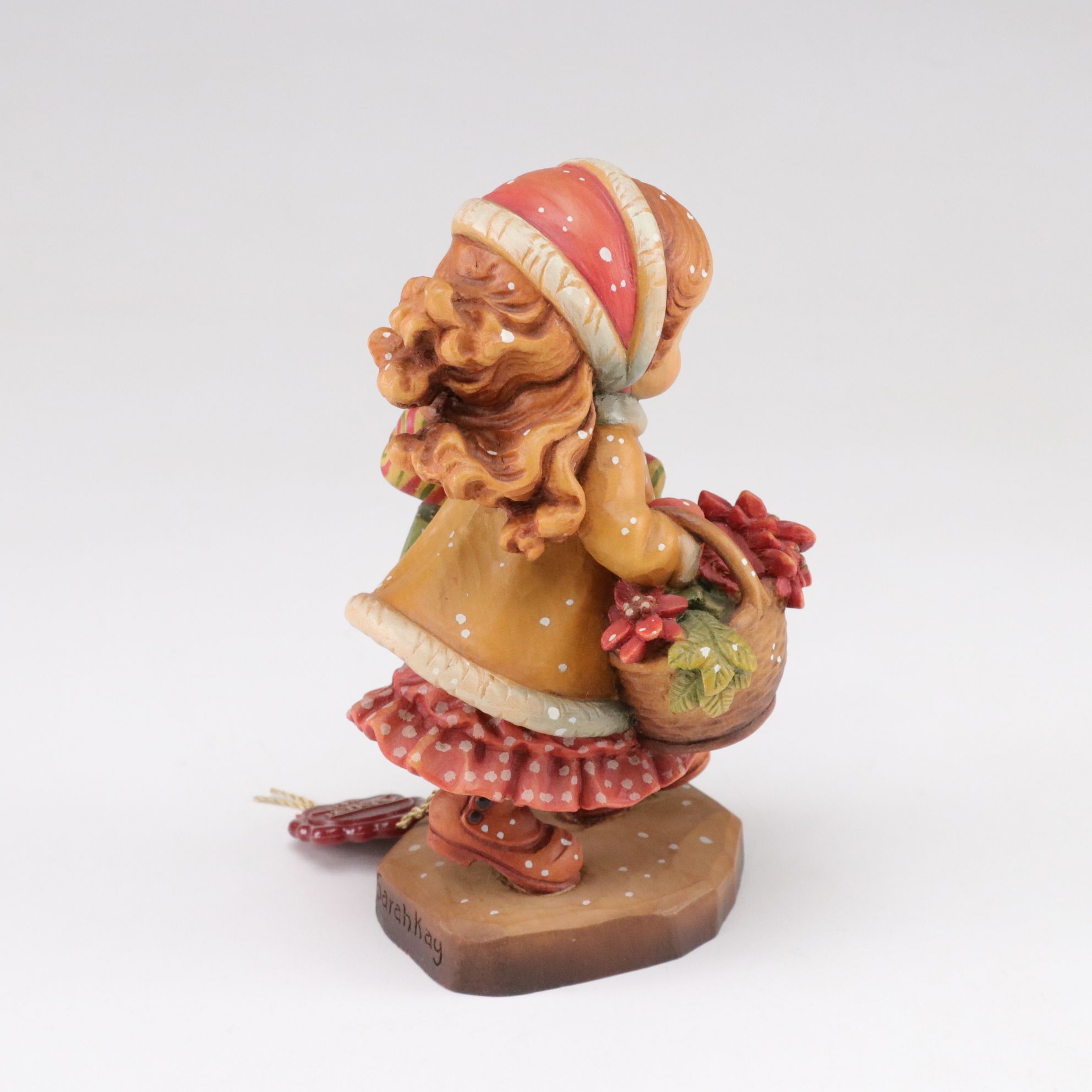 Sarah Kay for ANRI Woodcarved "Yule Tide", "Helping Mother" and More Figurines
