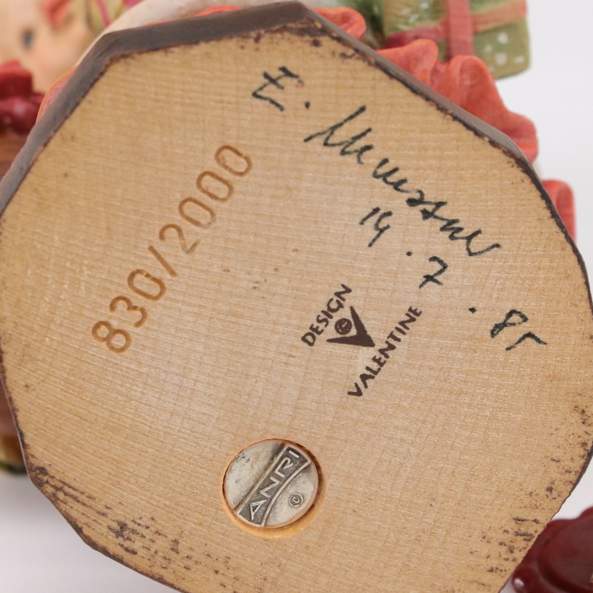 Sarah Kay for ANRI Woodcarved "Yule Tide", "Helping Mother" and More Figurines