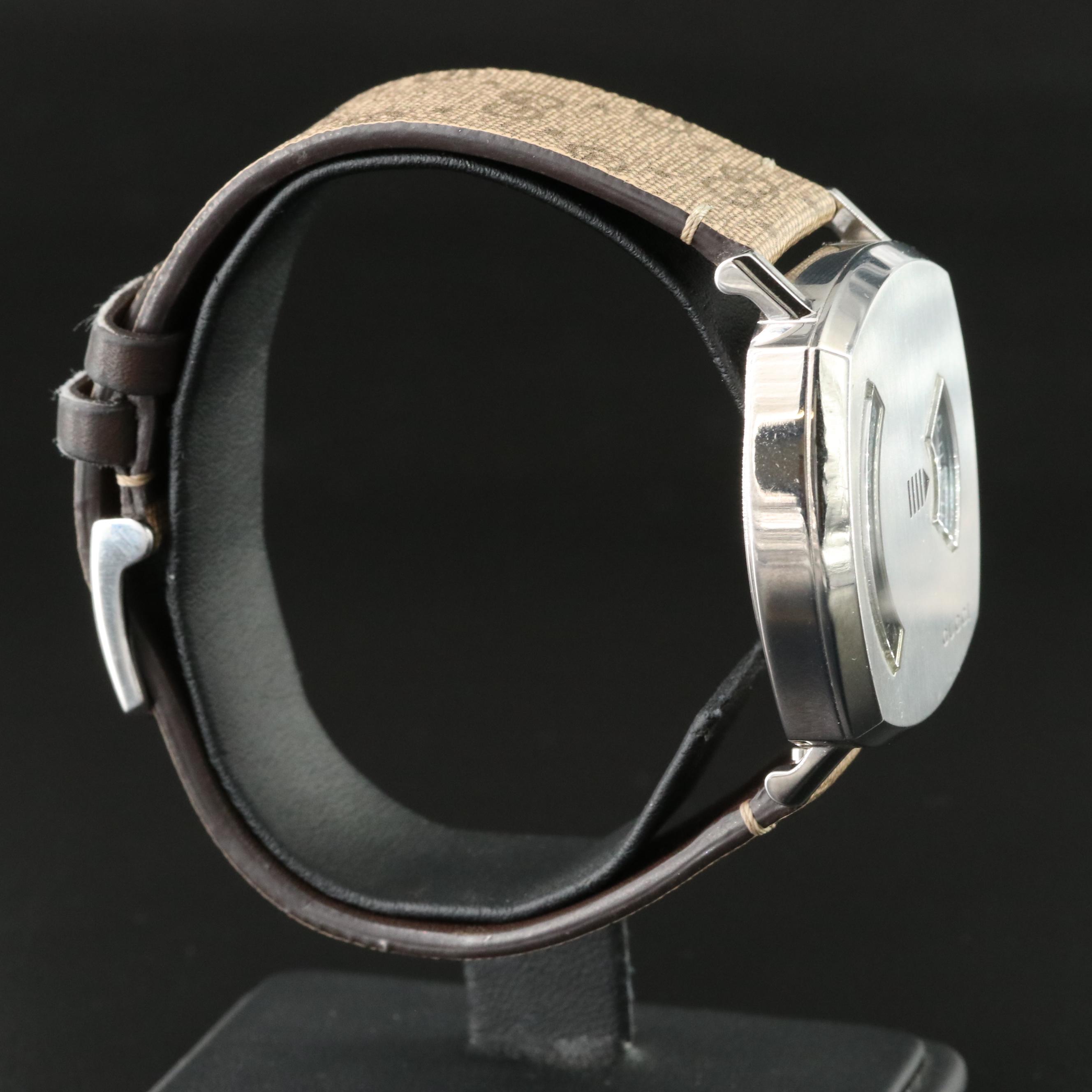 Gucci Grip Roulette Stainless Steel Quartz Watch