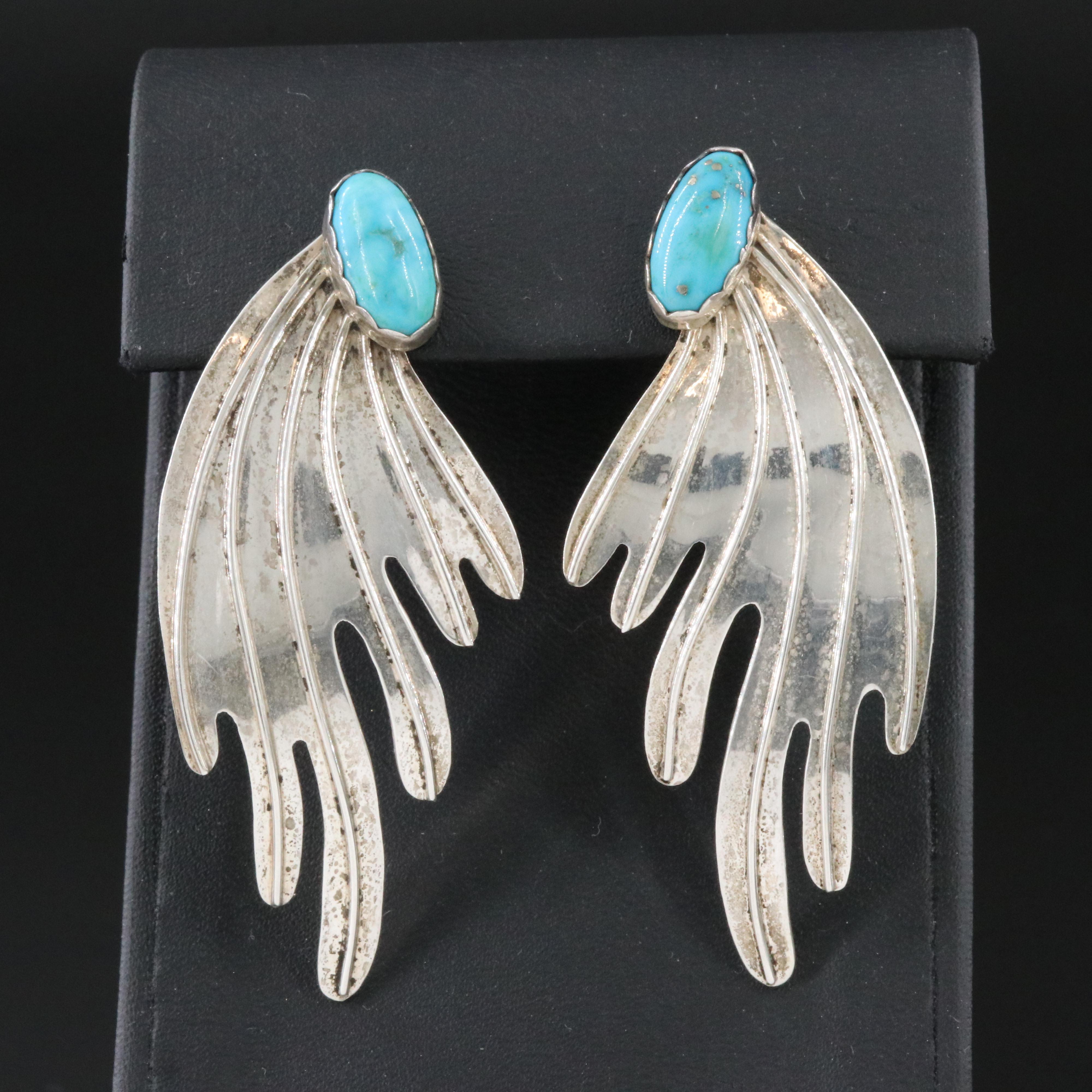 Sterling Turquoise Earrings
