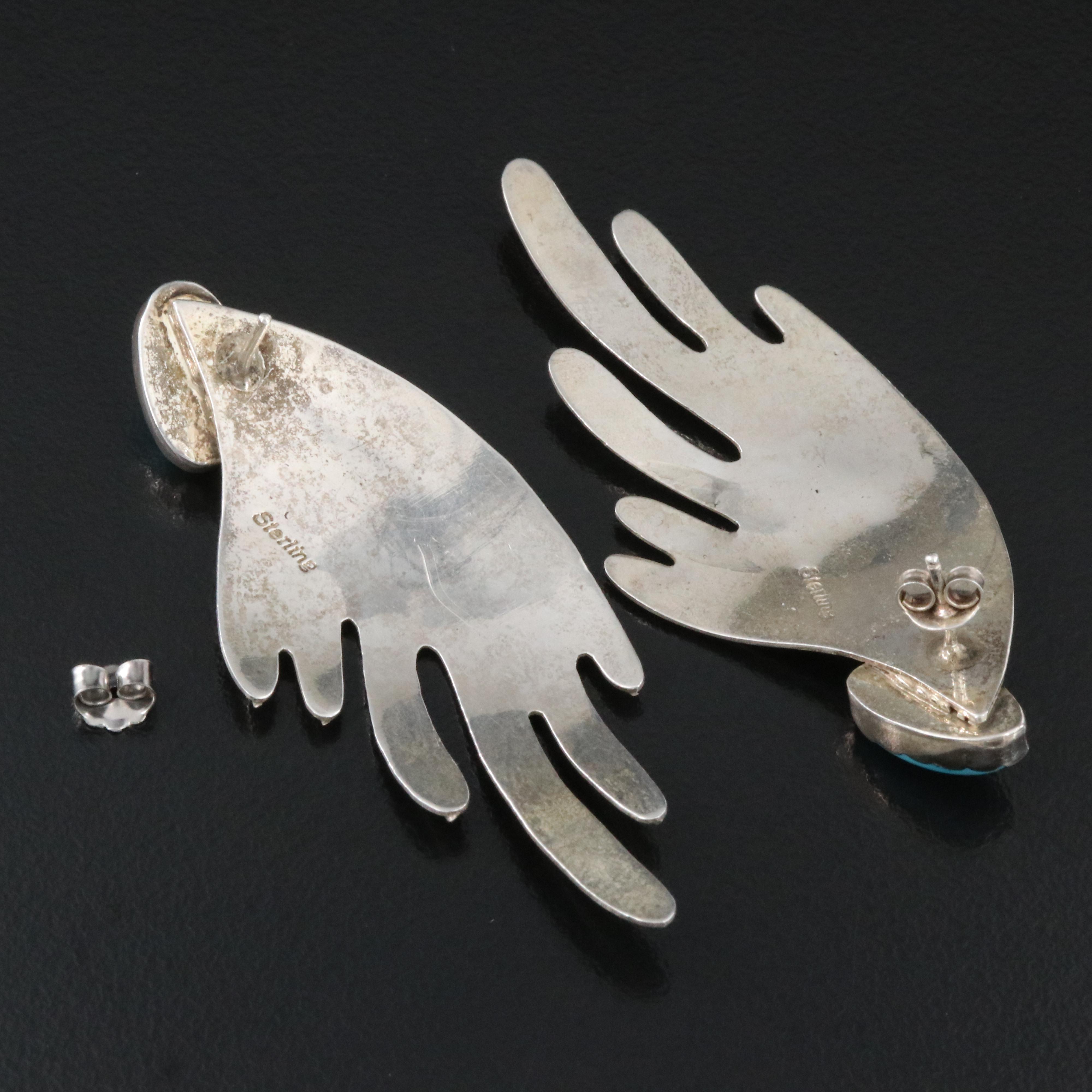 Sterling Turquoise Earrings