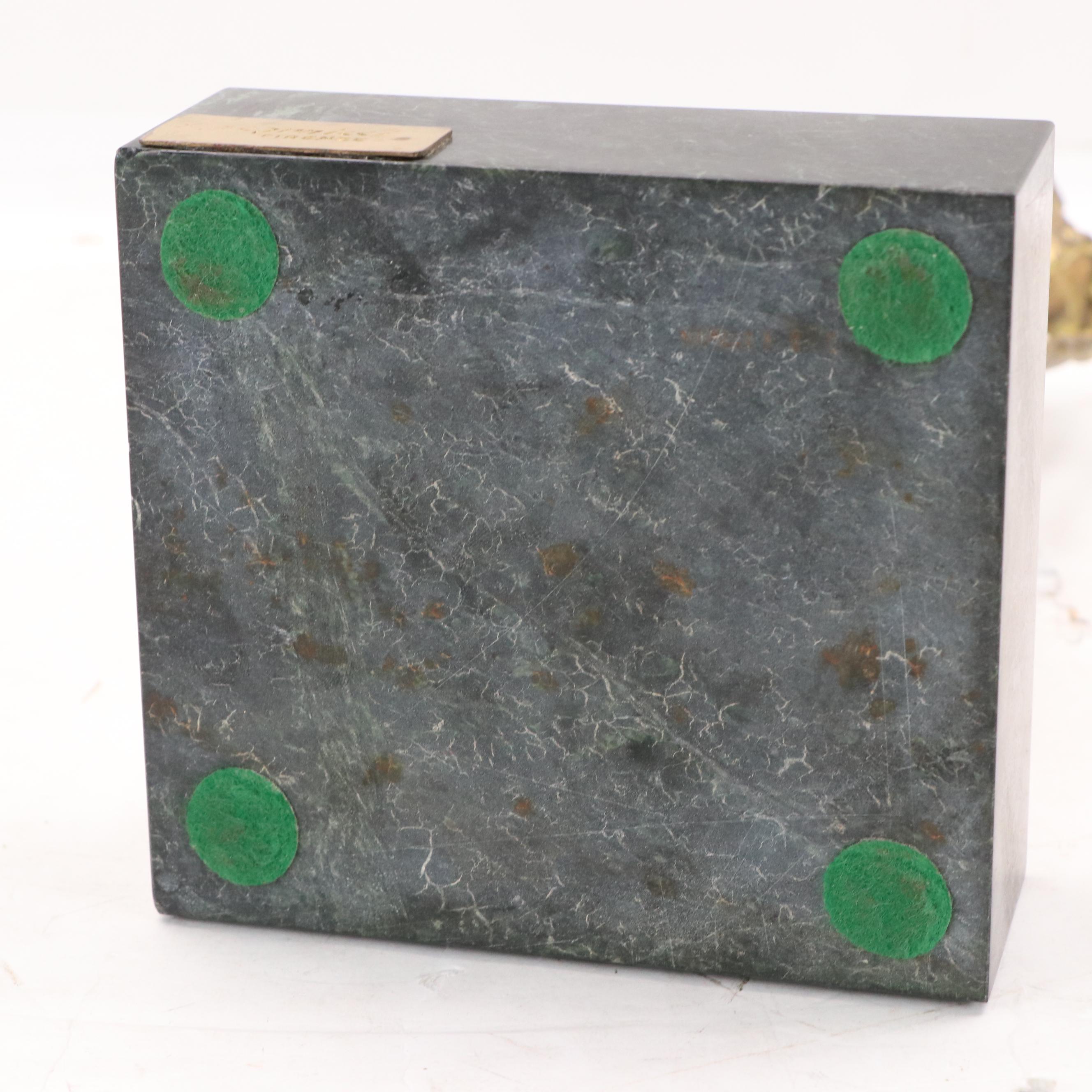 Bronze Sculpture After Emanuele Scarnicci of Solemn Figures