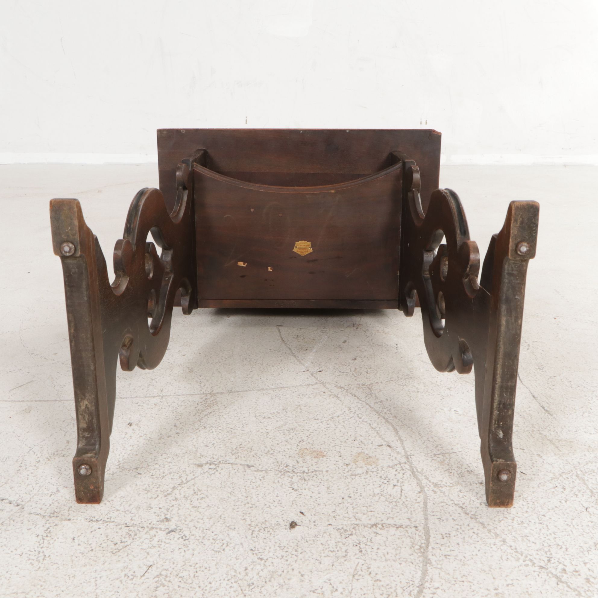 Kittinger Walnut Work Table, Early 20th Century