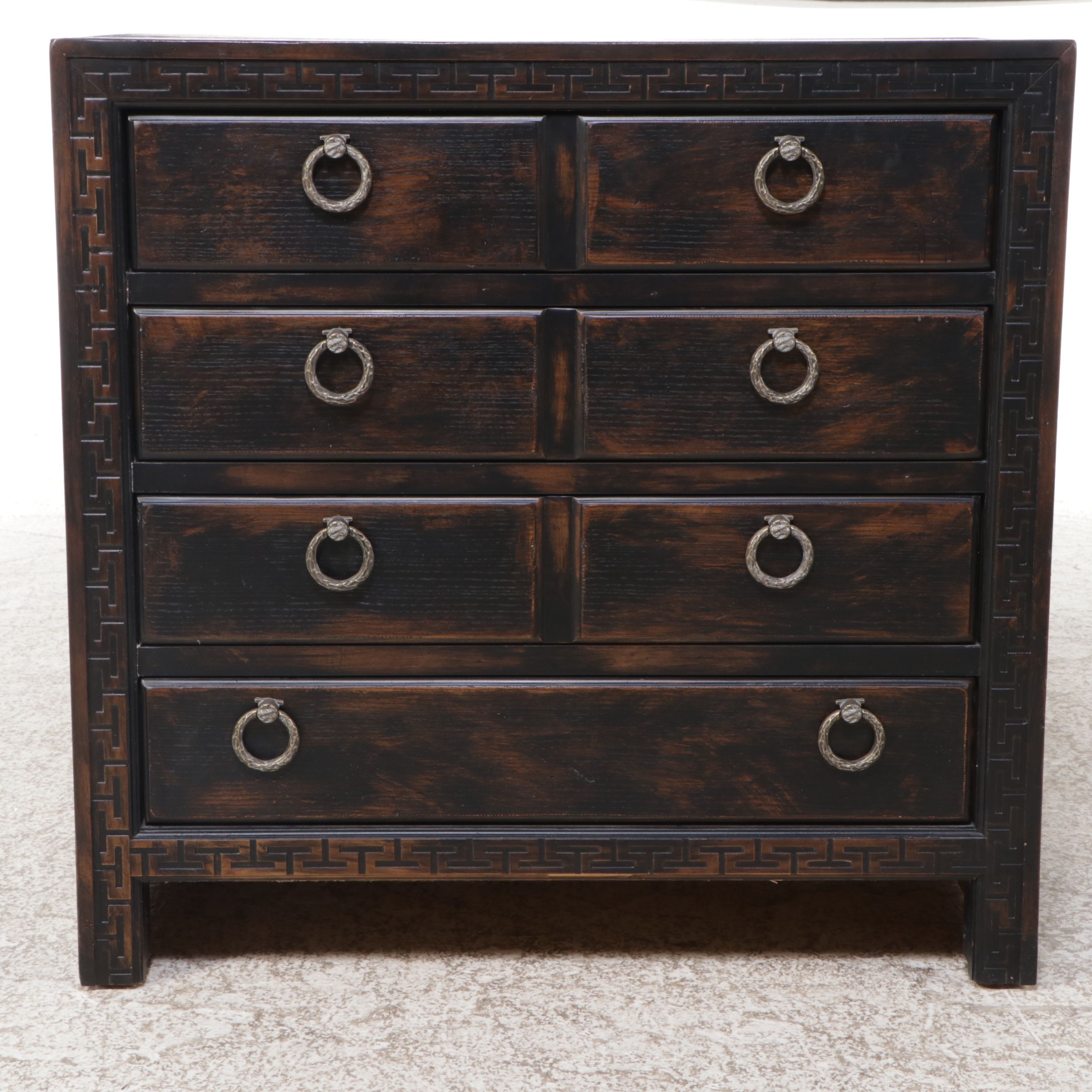 Century Furniture Ebonized Wood Four-Drawer Chest