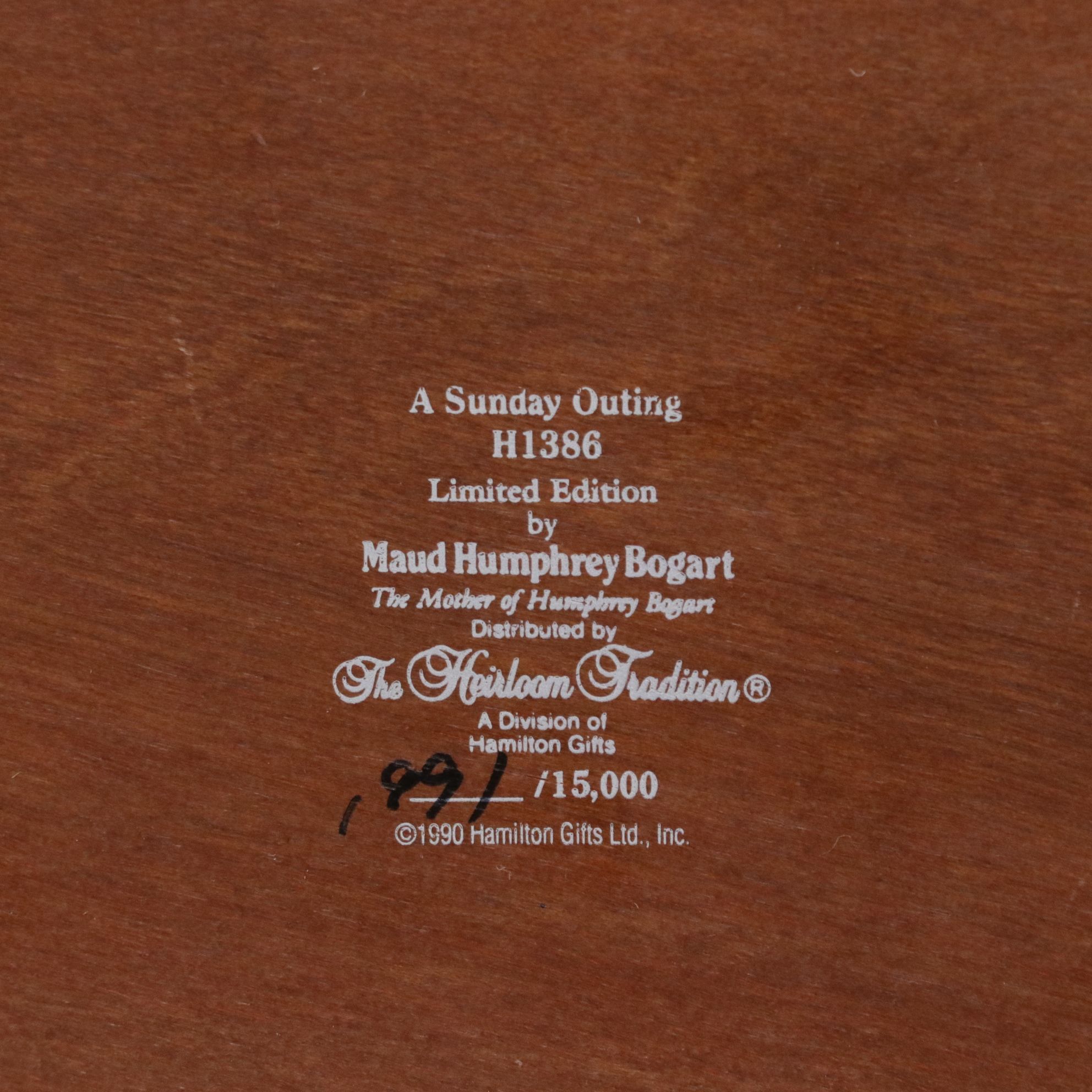 Maud Humphrey Bogart Resin Figurines Including "A Sunday Outing"