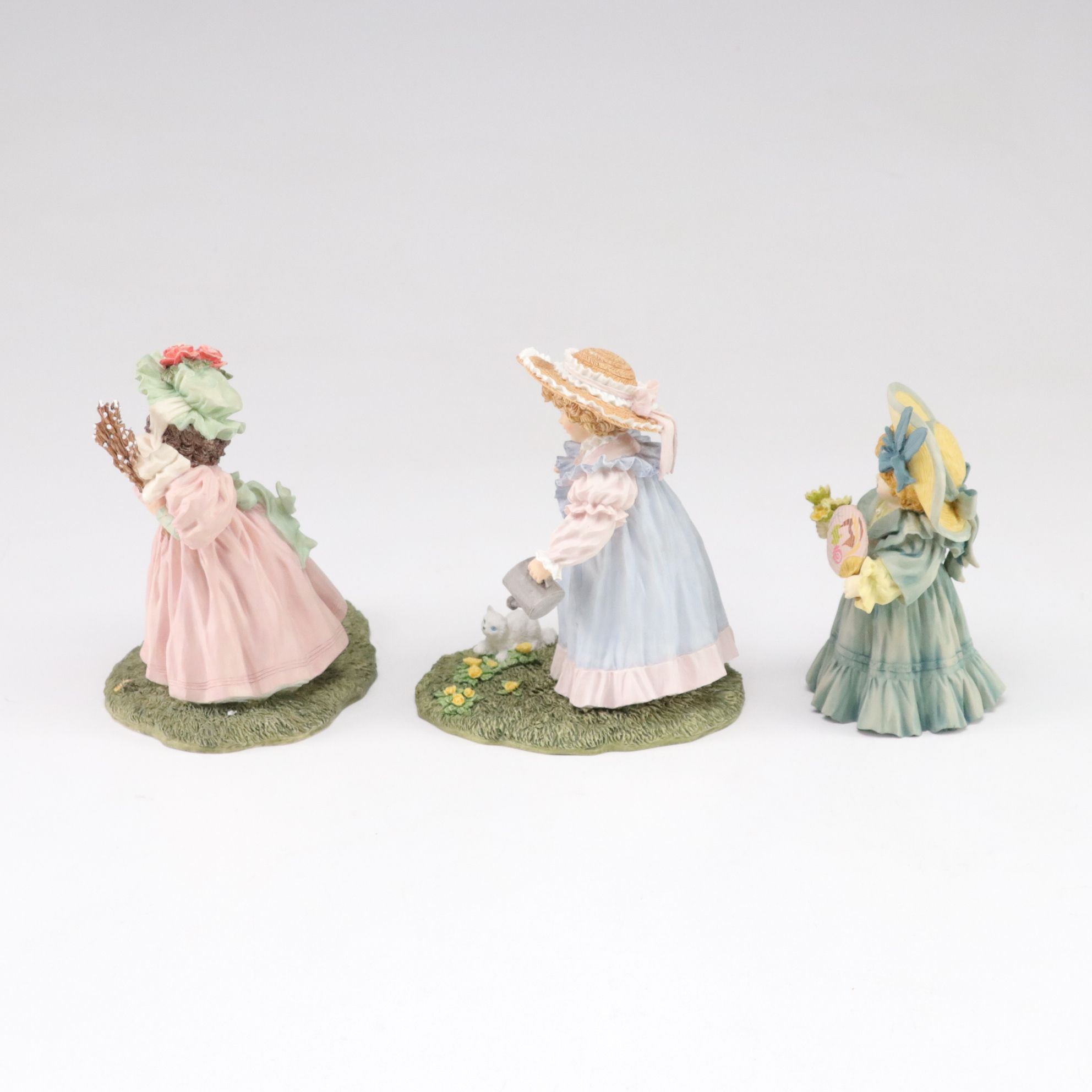 Maud Humphrey Bogart Resin Figurines Including "A Sunday Outing"