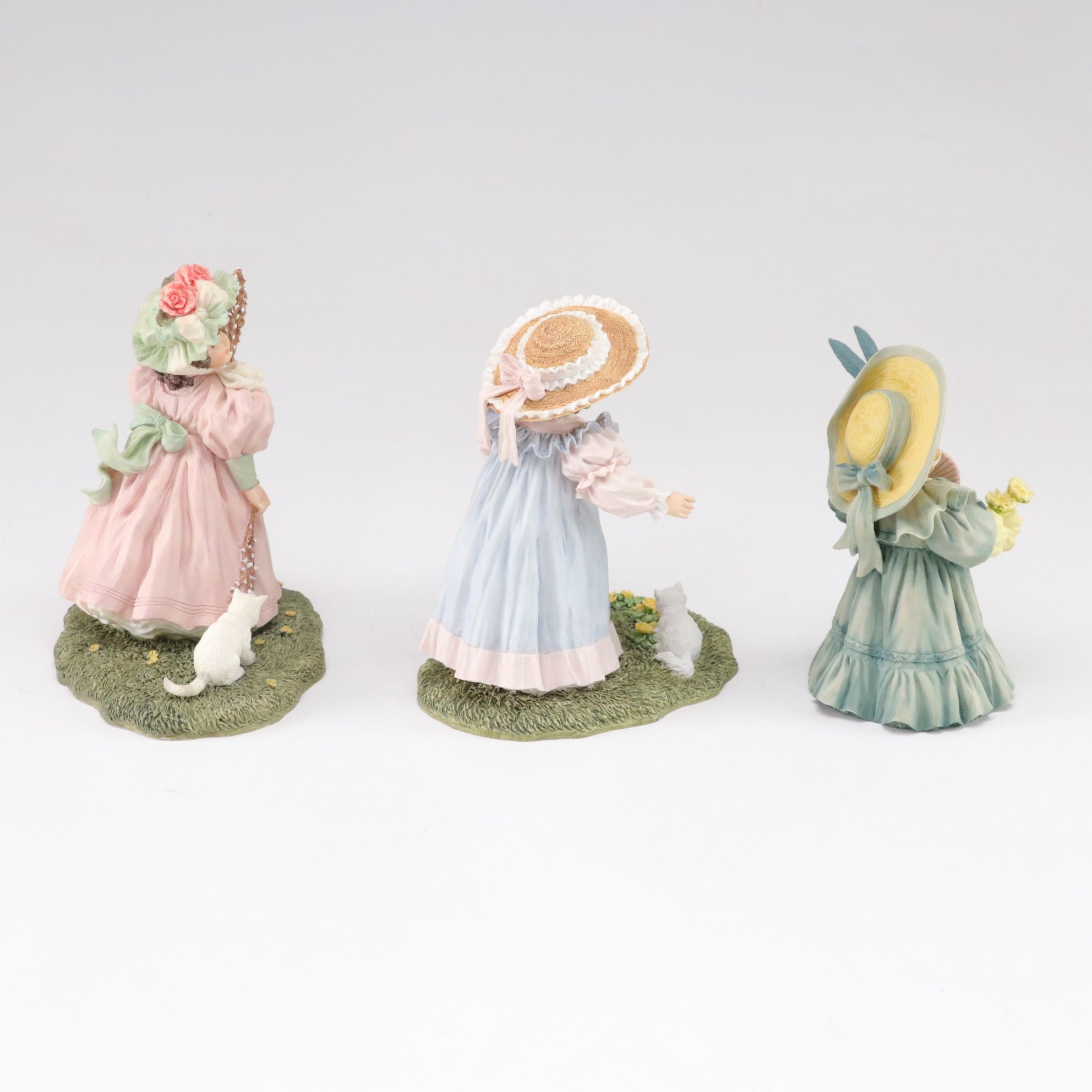 Maud Humphrey Bogart Resin Figurines Including "A Sunday Outing"