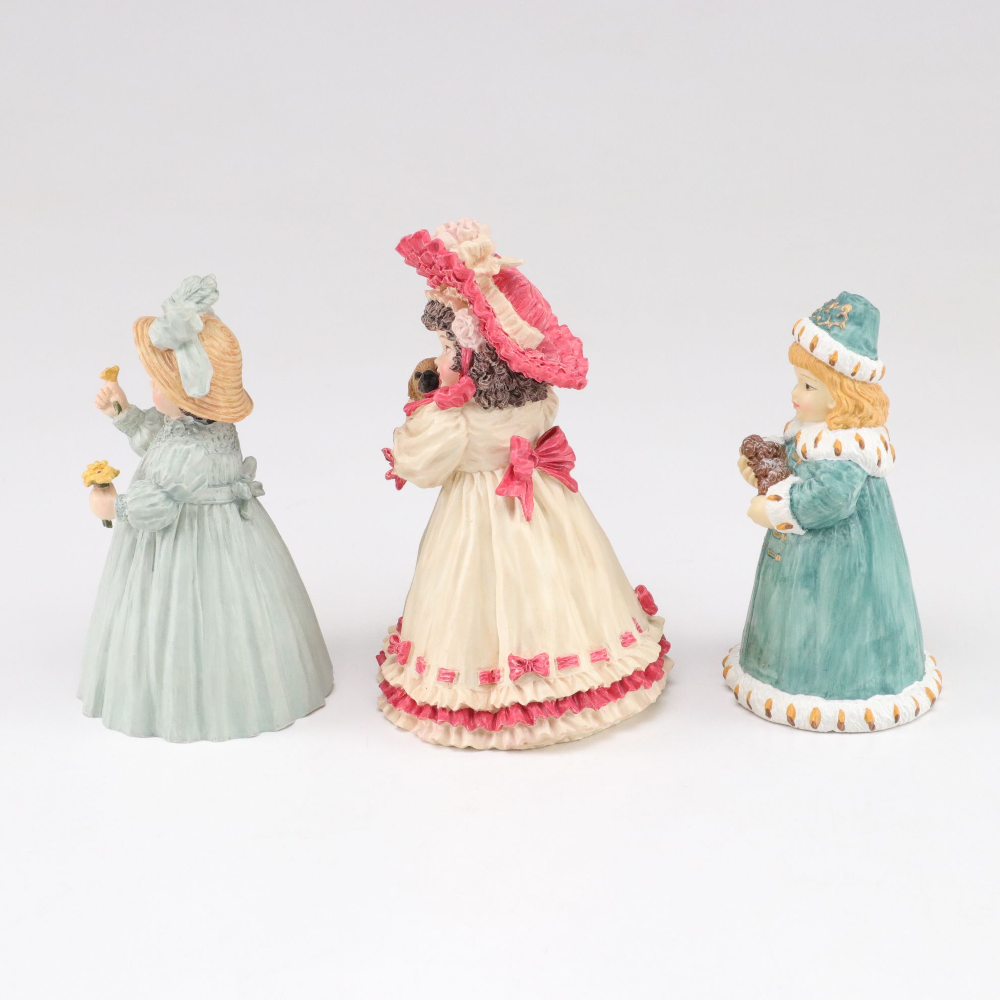Maud Humphrey Bogart Resin Figurines Including "A Sunday Outing"