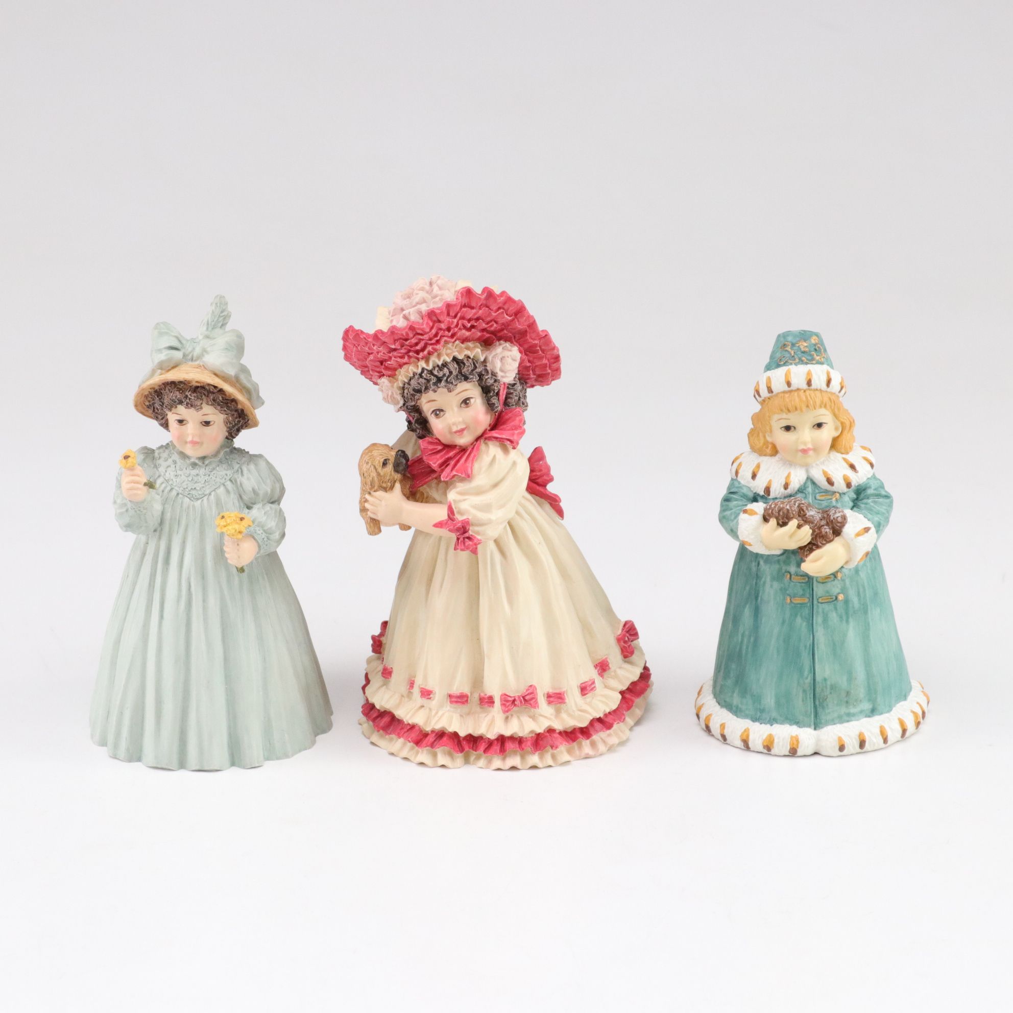 Maud Humphrey Bogart Resin Figurines Including "A Sunday Outing"
