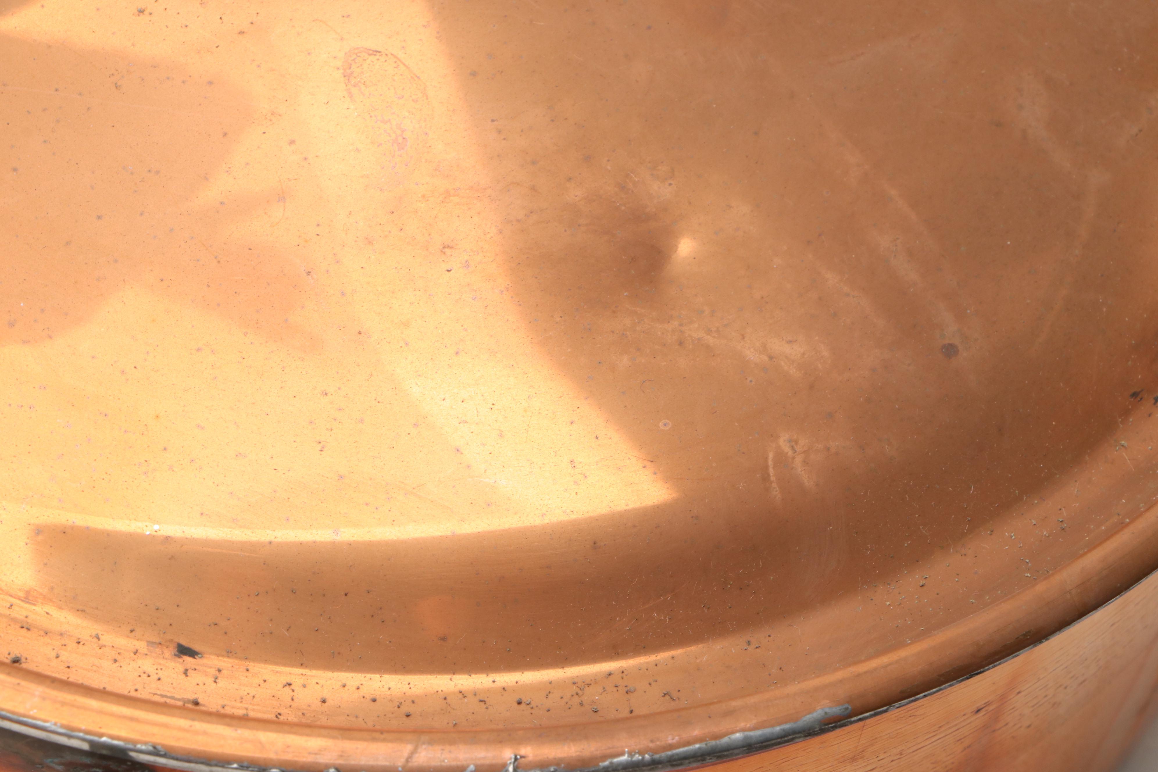 Tagus Chef Copper Plate Pot with Other Copper Plate Pots and Pan