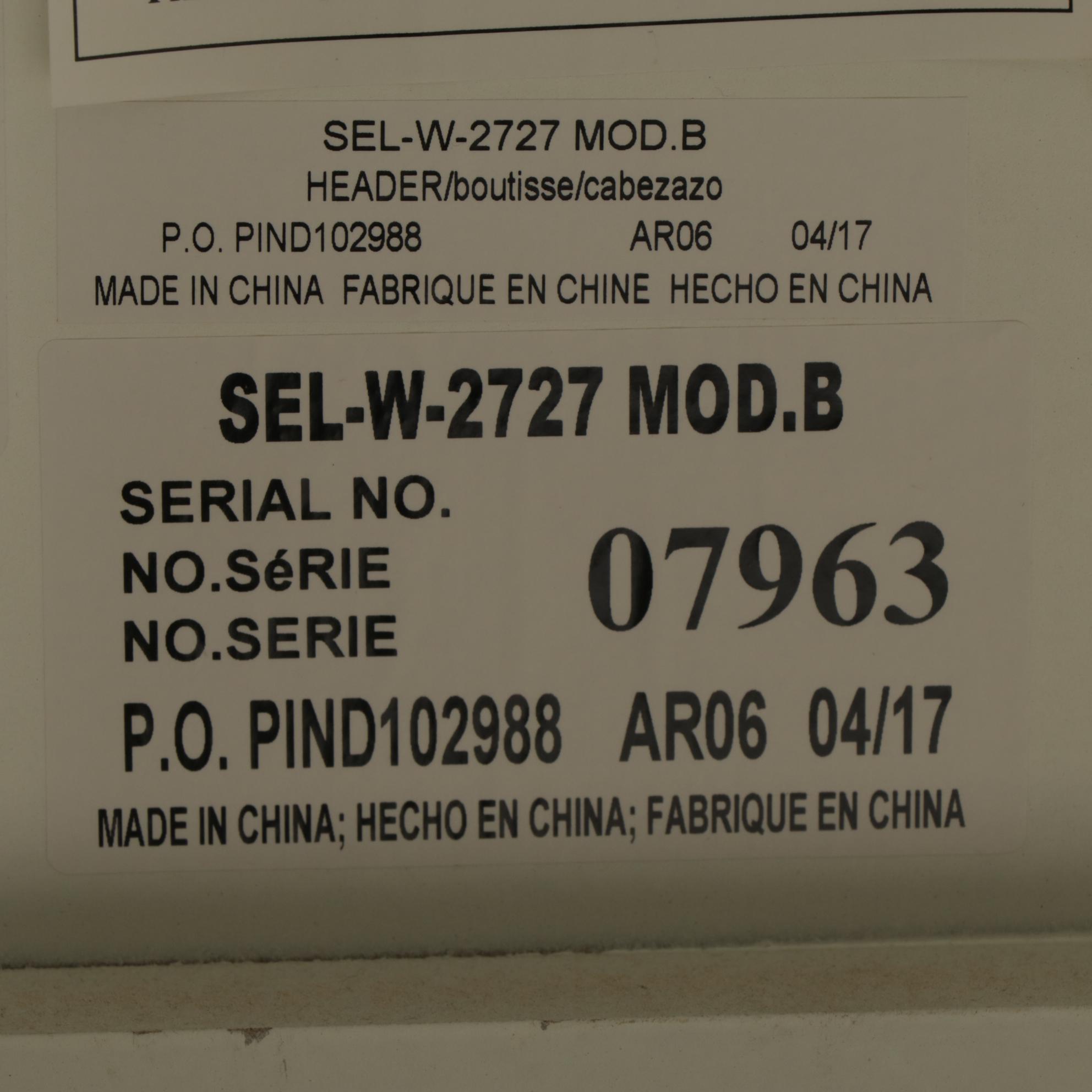 DC Dimplex Electric Fireplace in Painted Wood Surround, 2017