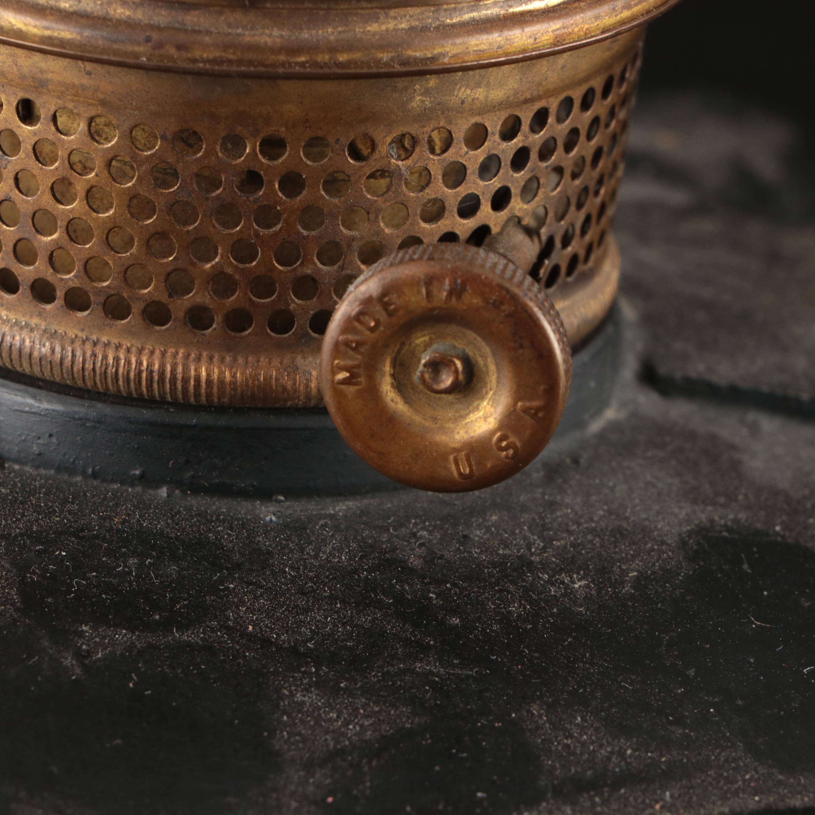 Plume & Atwood Railroad and Wall Kerosene Lamps, Late 19th Century