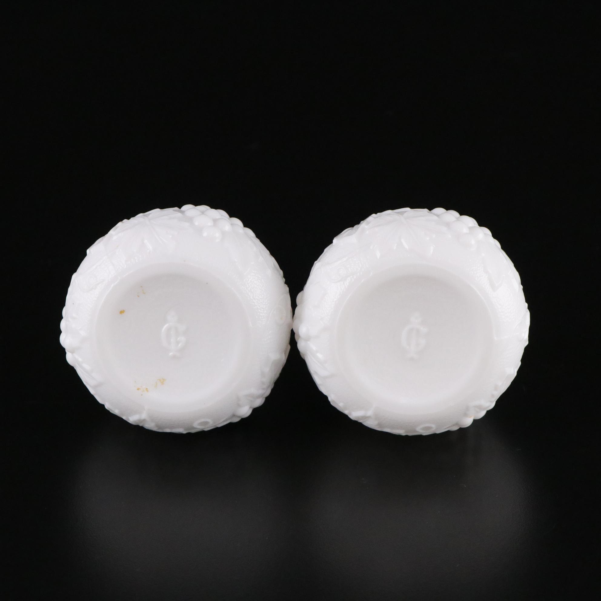 Milk Glass Covered Creamer, Salt & Pepper Shakers, Butter Dish, and More