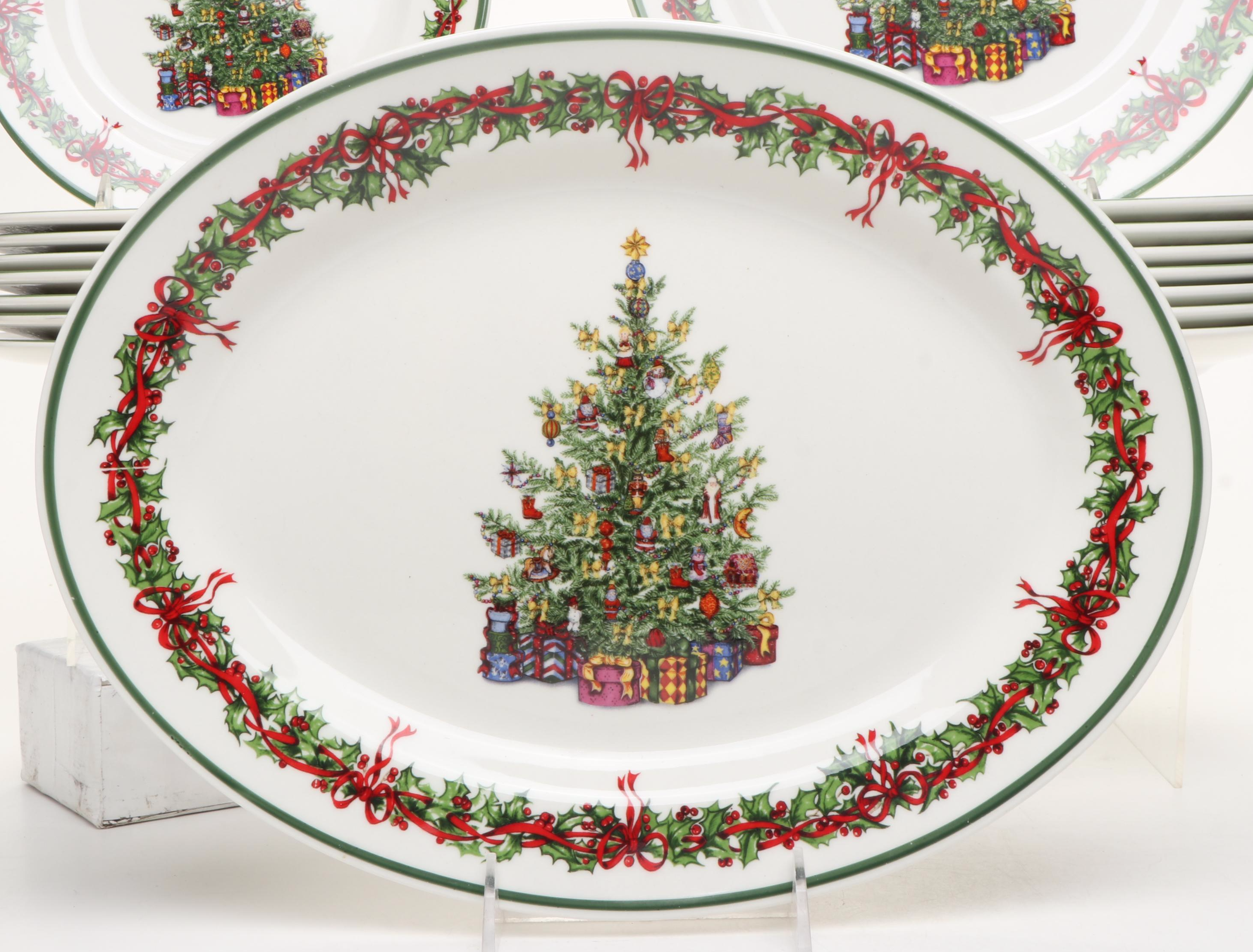 Christopher Radko for Traditions "Holiday Celebration" Porcelain Tableware