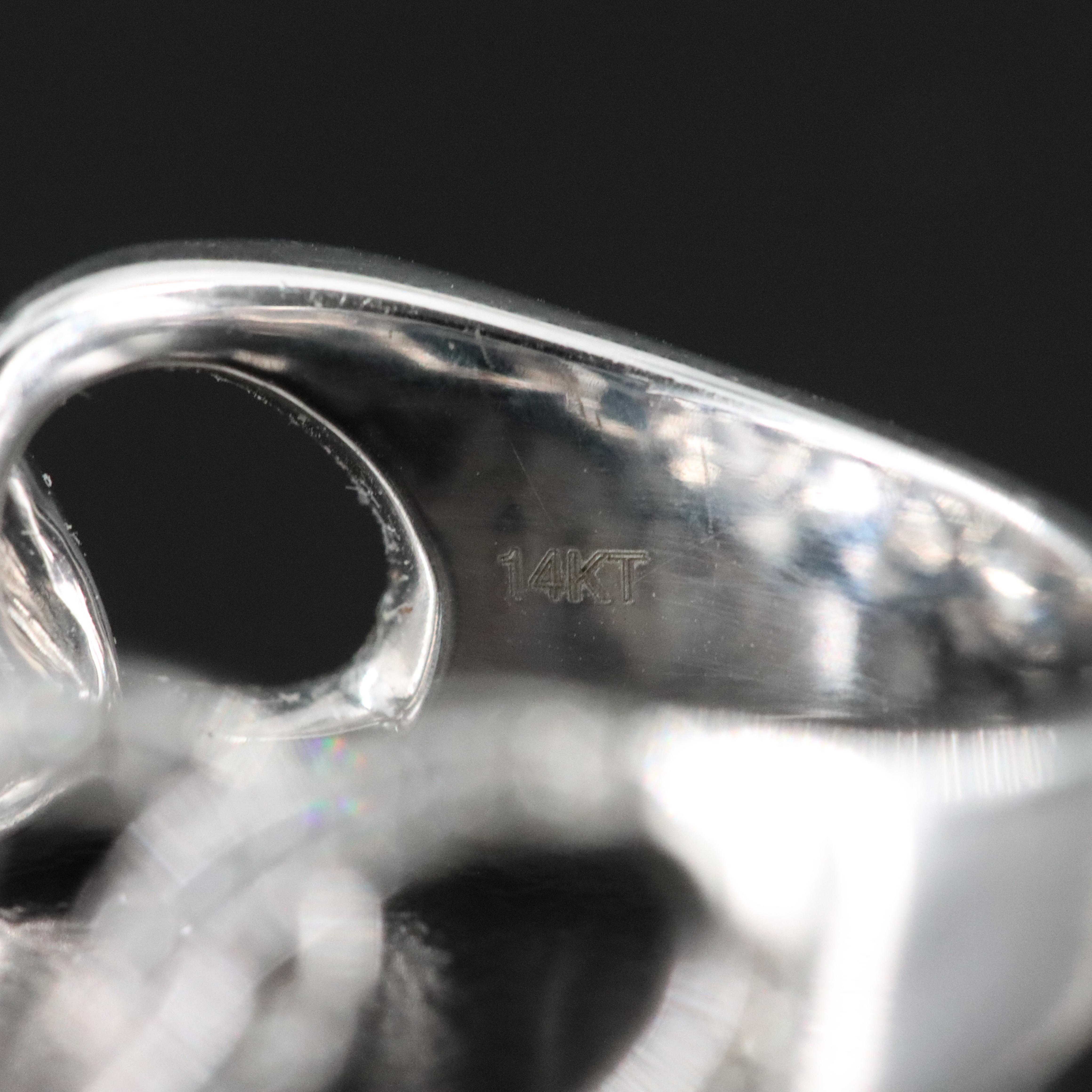 14K 0.36 CTW Diamond Link Ring