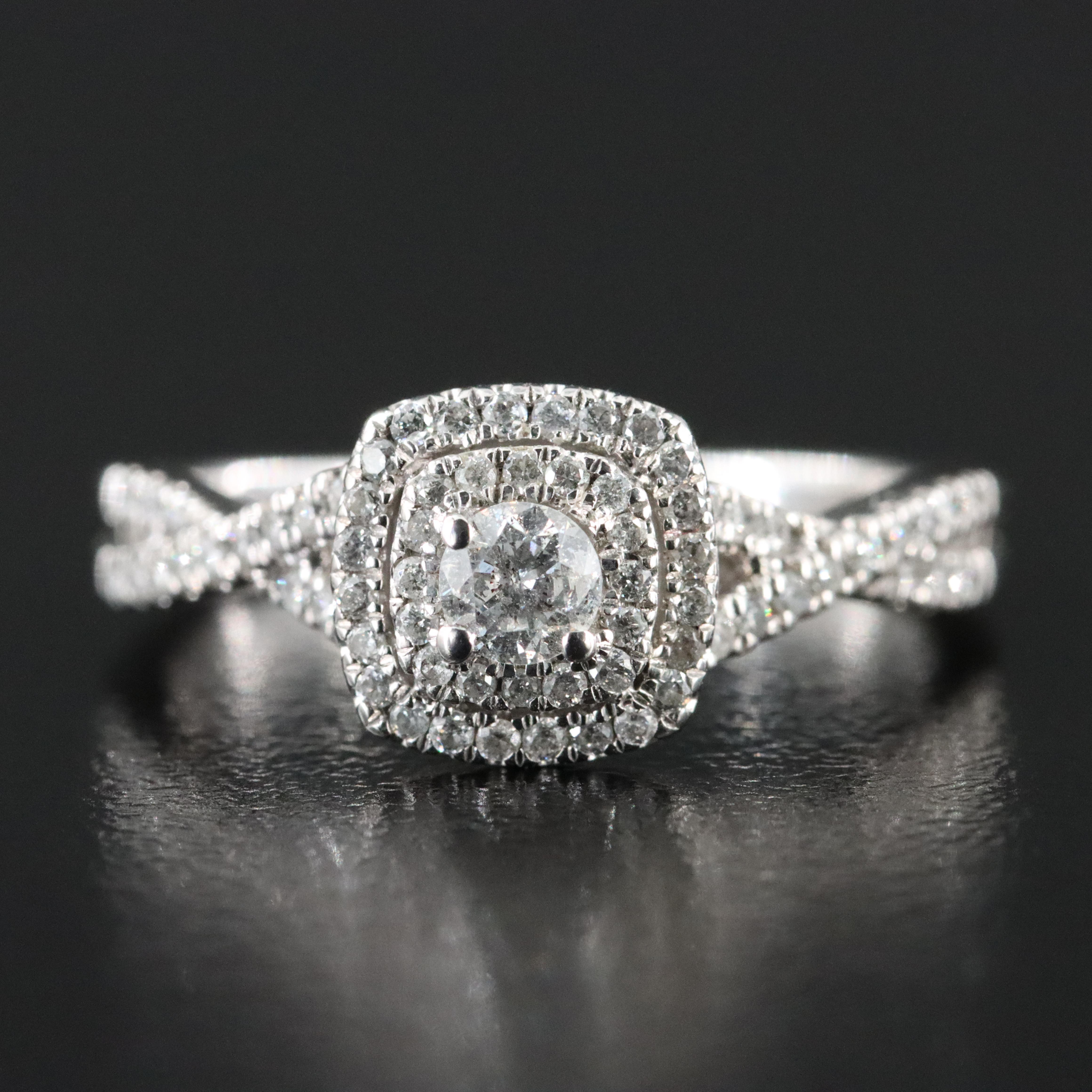 10K 0.50 CTW Diamond Ring