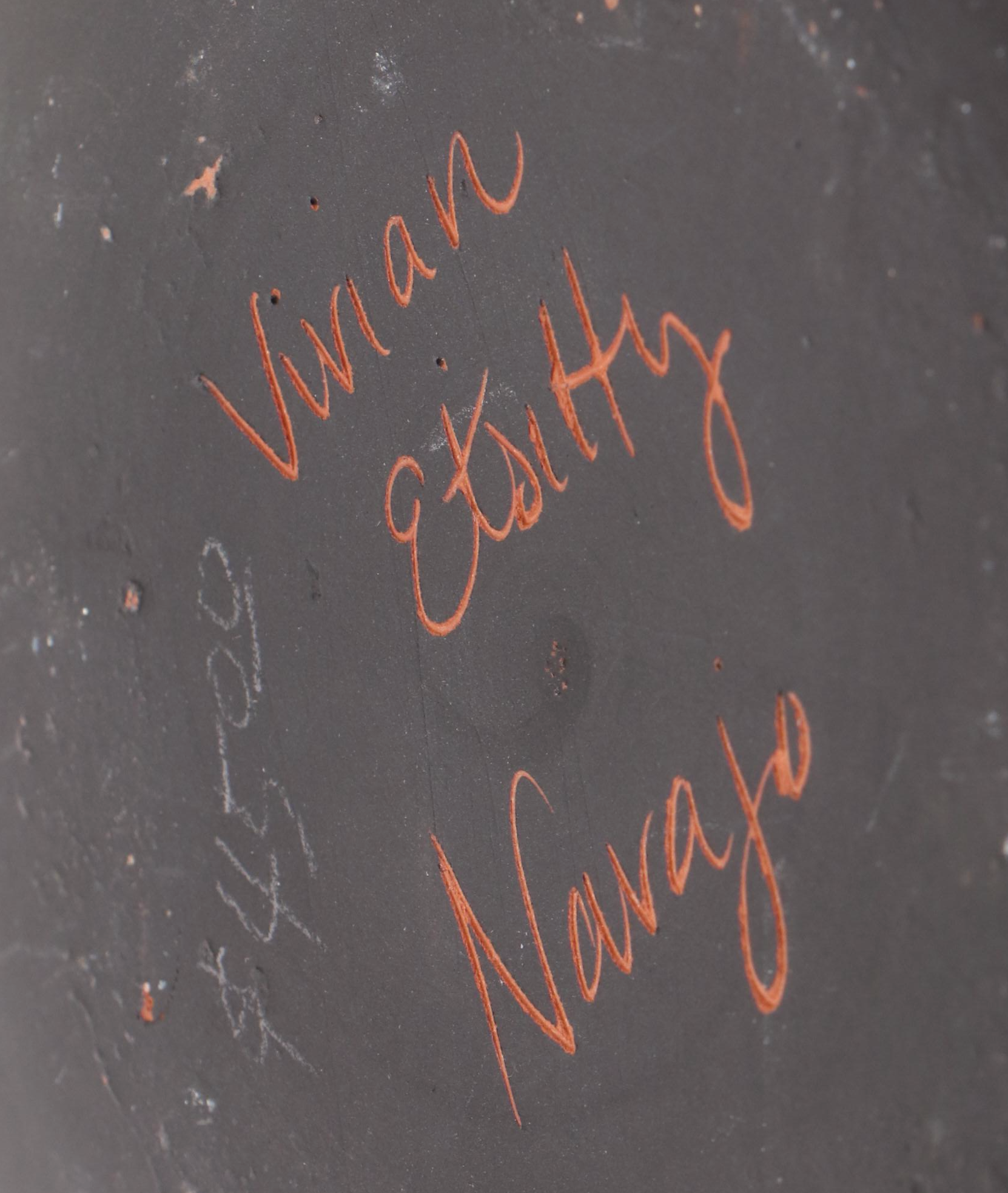 Vivian Etsitty Navajo Art Pottery Ceramic Vase