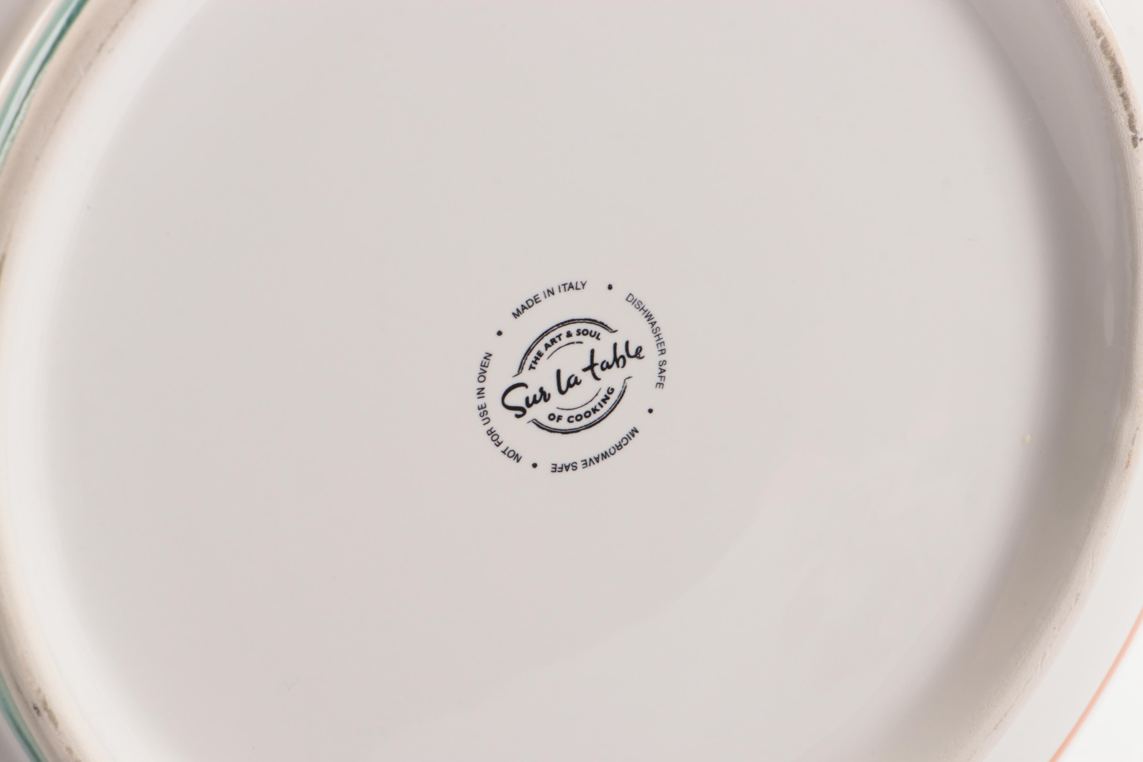 Maxcera, Benstson-West Designs, and Other Majolica Style Ceramic Tableware