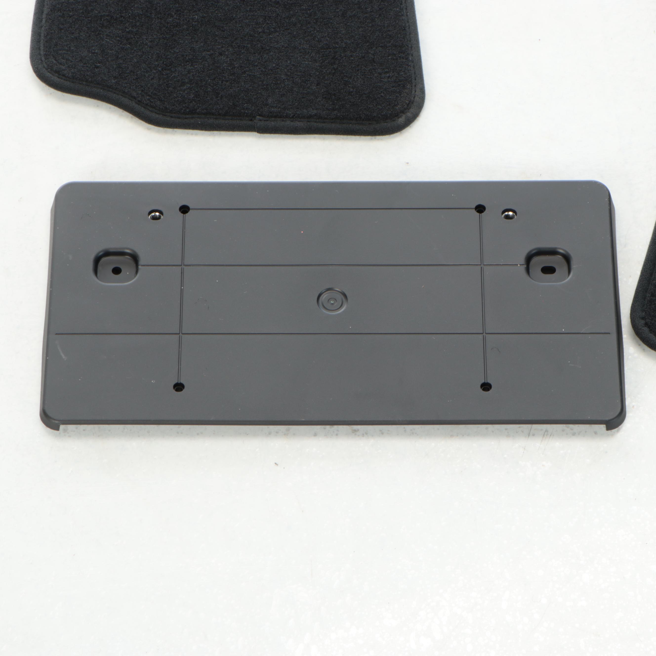 Mini Cooper Headrests with Floor Mats and License Plate Bracket