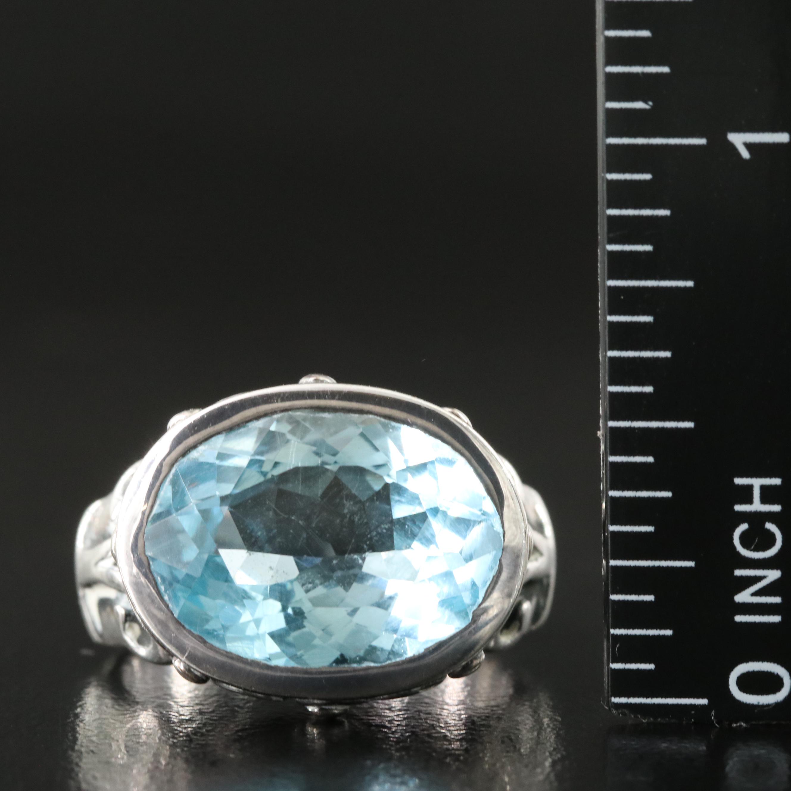 Sterling Sky Blue Topaz Ring