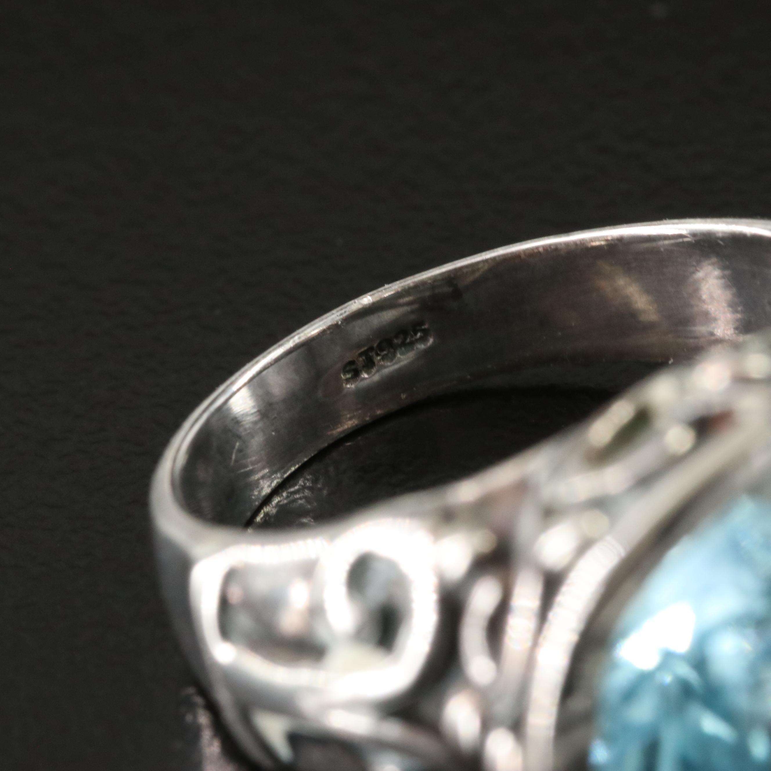Sterling Sky Blue Topaz Ring