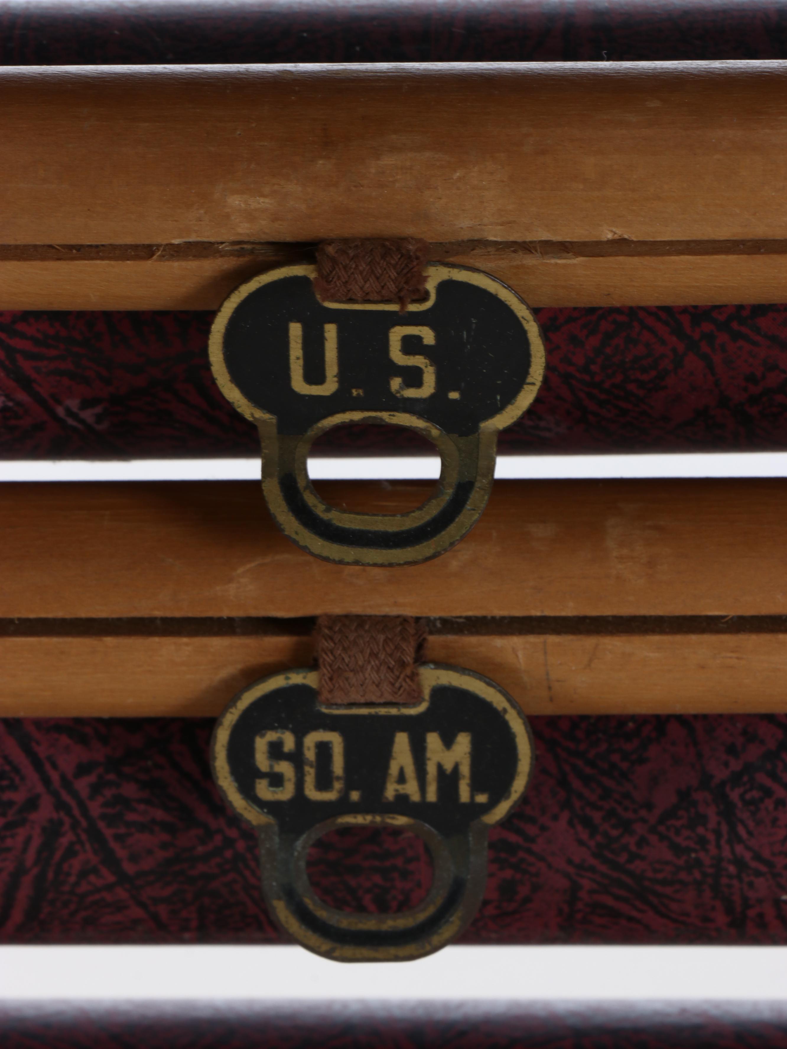 Cram's Physical and Political Mounted Pull Down Maps