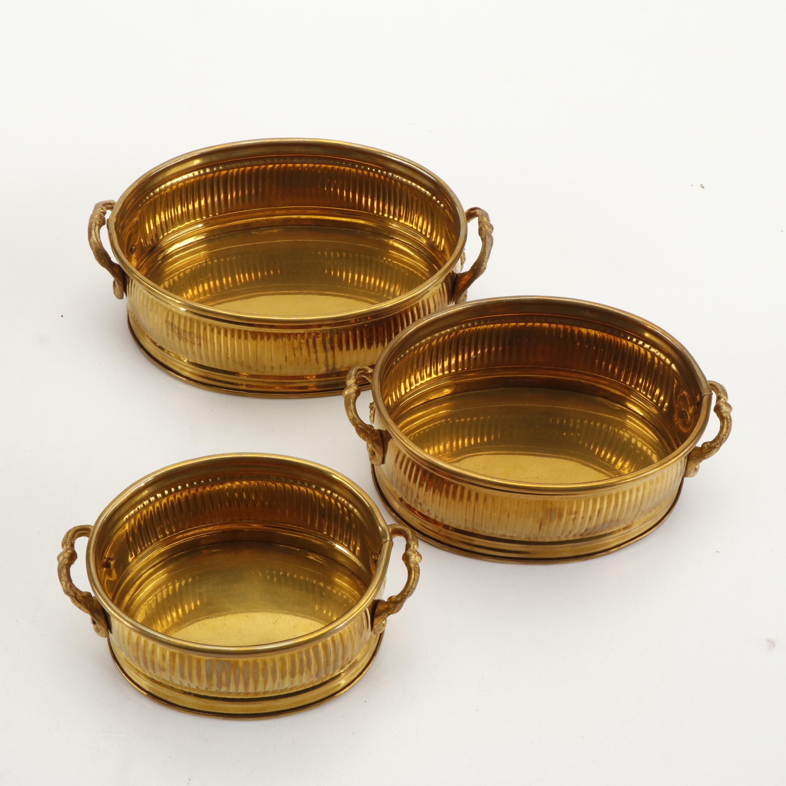 Mottahedeh with Other Cachepots, Mid to Late 20th Century