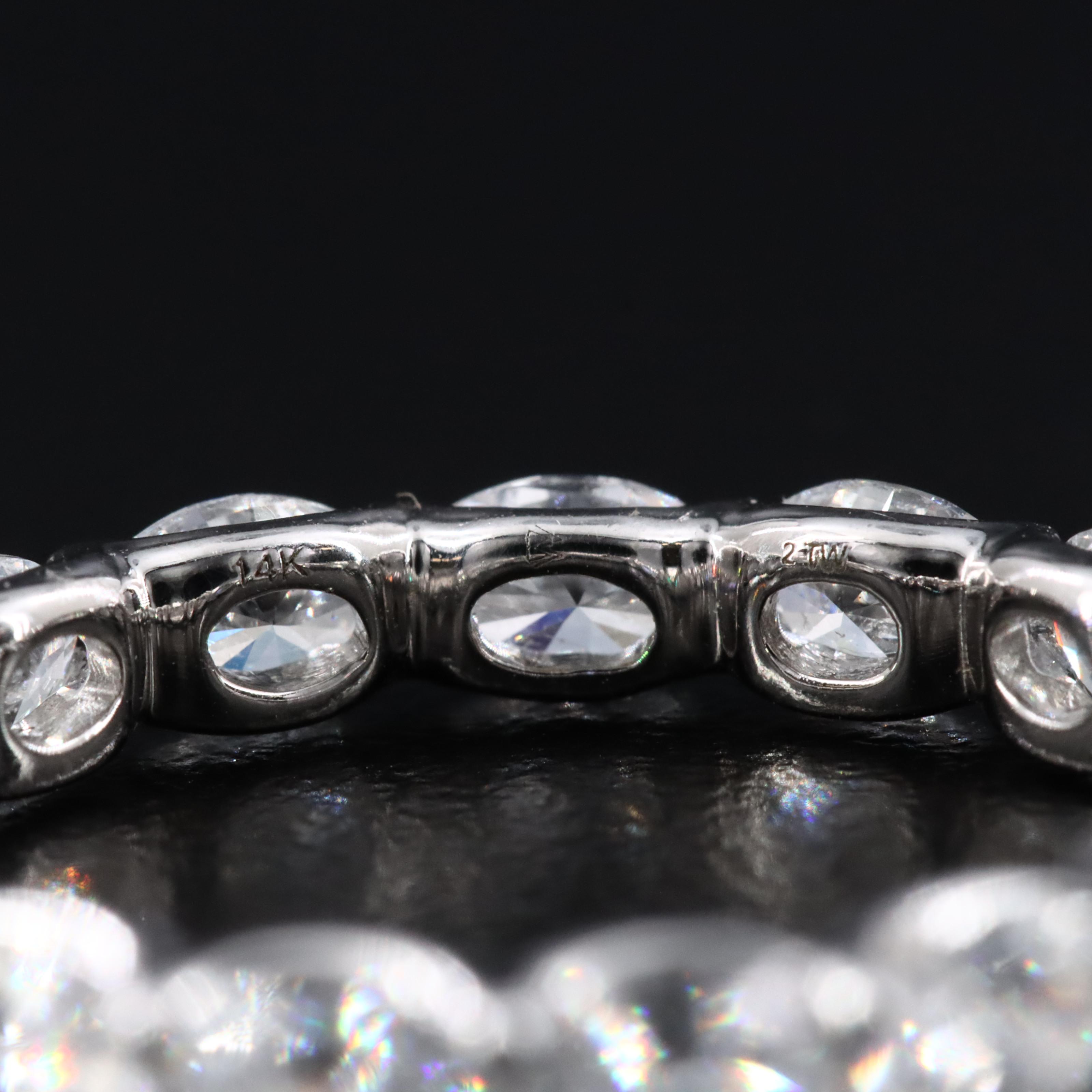14K 2.00 CTW Lab Grown Diamond Eternity Ring