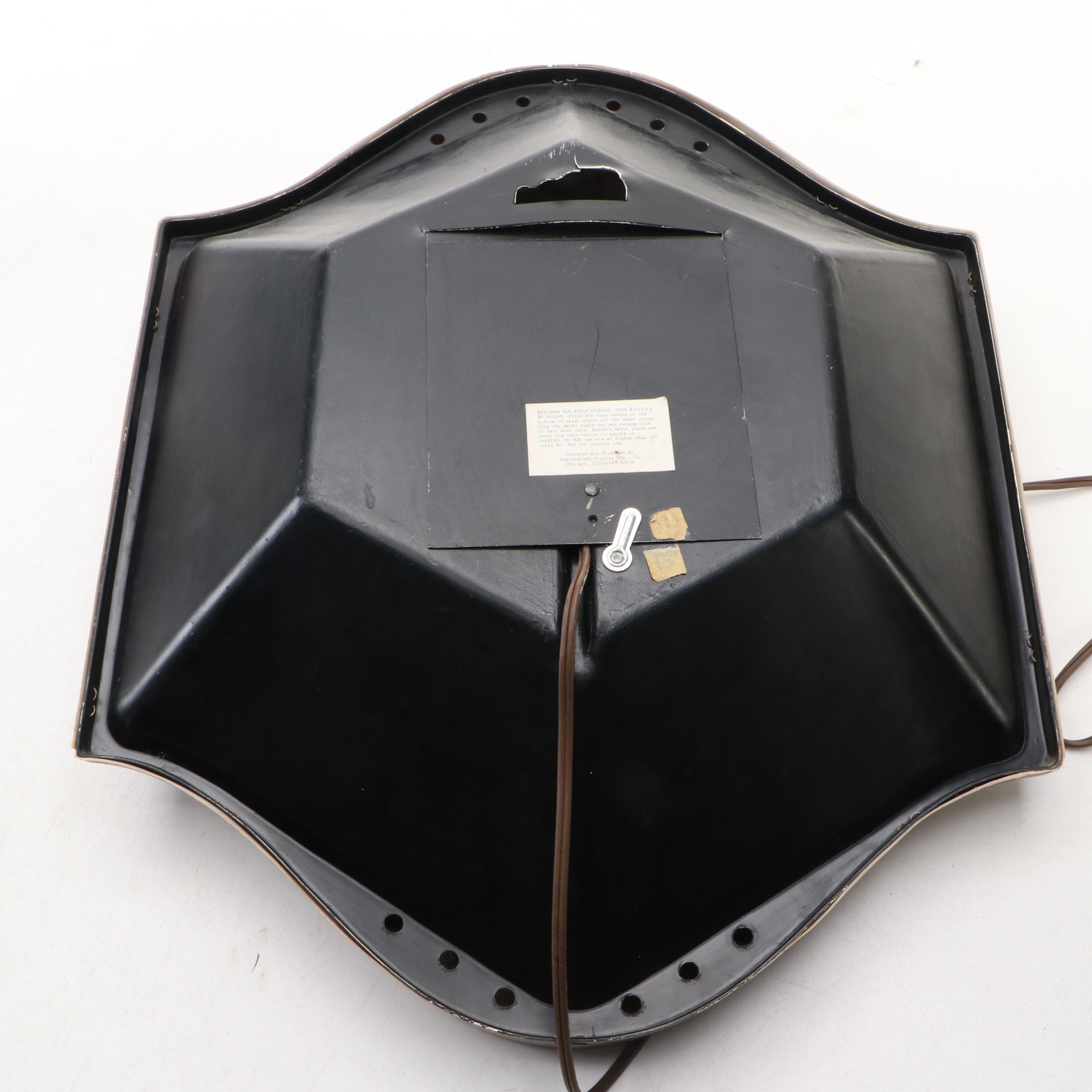 Hielman's Old Style Beer Illuminated Advertising Sign, 1975