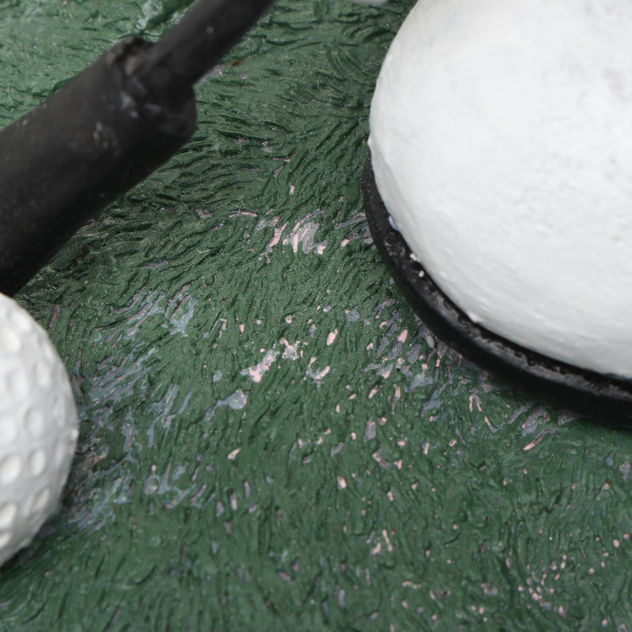 Novelty Golfer Frog Figurine