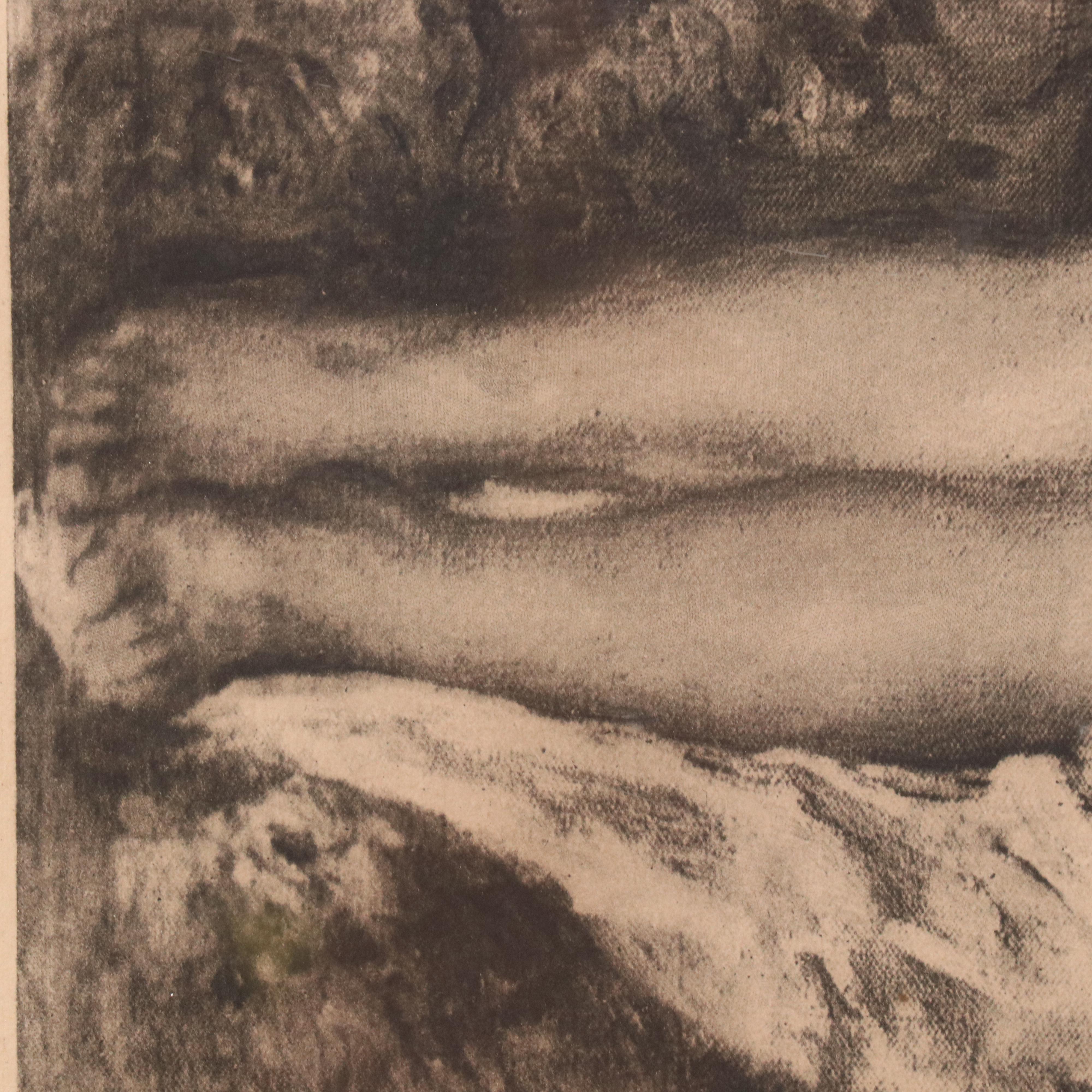 After Pierre-Auguste Renoir Heliogravure "Femme Entendue," 1919