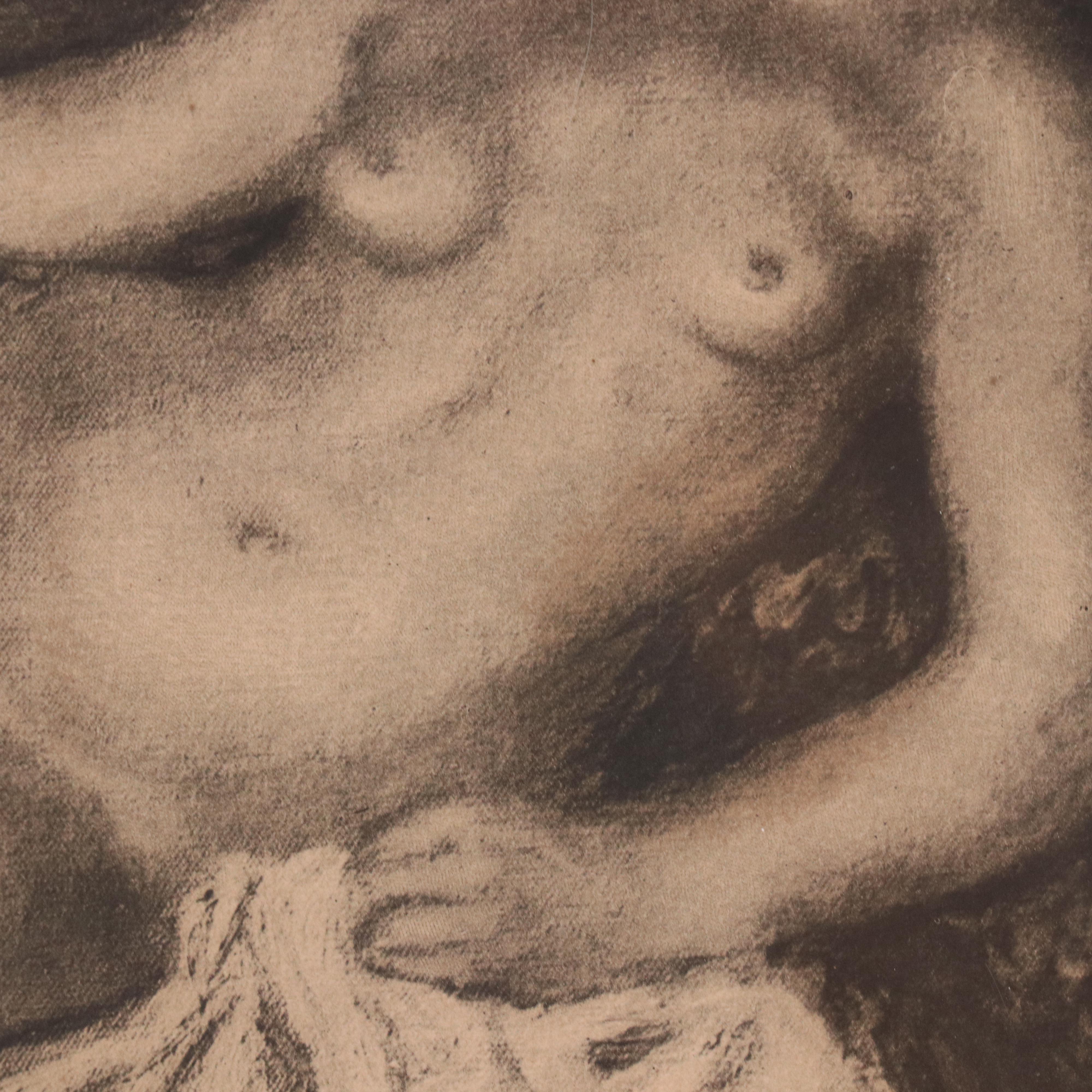 After Pierre-Auguste Renoir Heliogravure "Femme Entendue," 1919