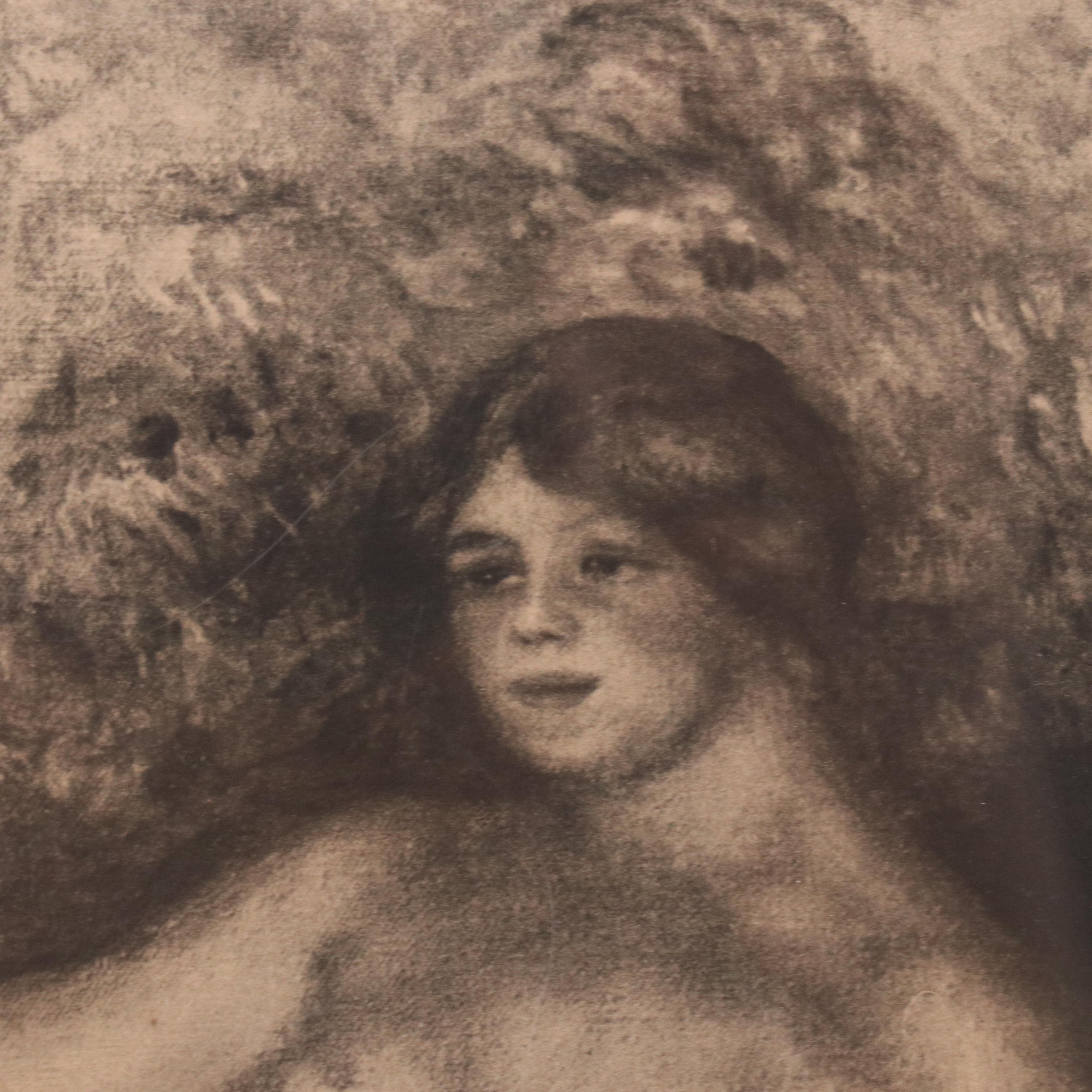 After Pierre-Auguste Renoir Heliogravure "Femme Entendue," 1919