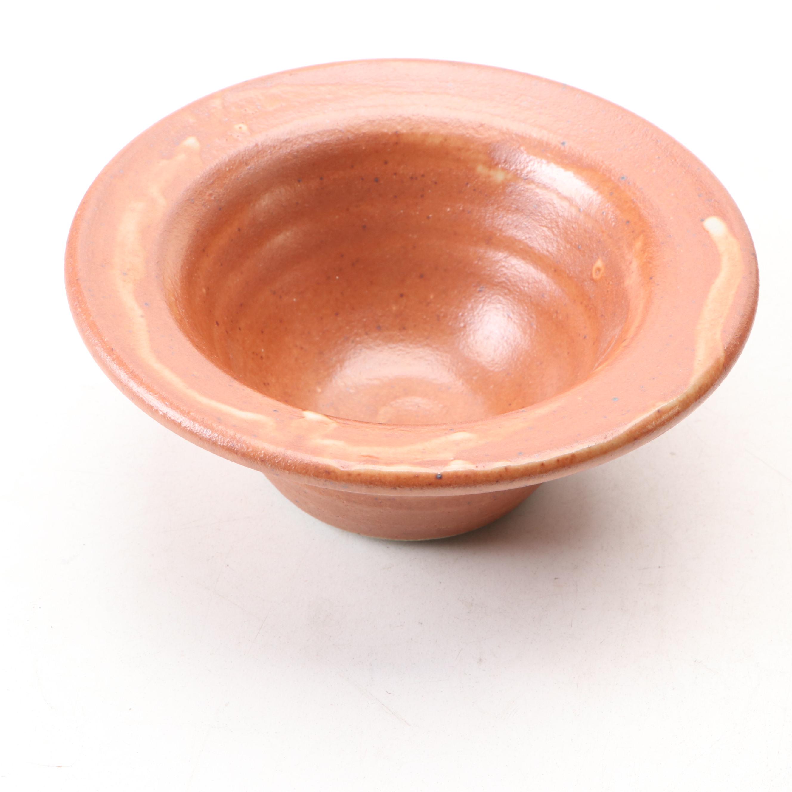 Peruvian Style Pottery Lantern with Other Art Pottery Table Accessories